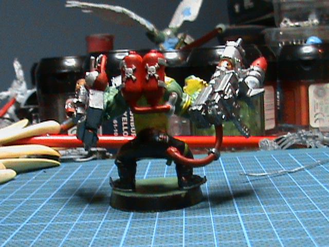 Girl Ork, Greenstuff, Orks, Scuplte