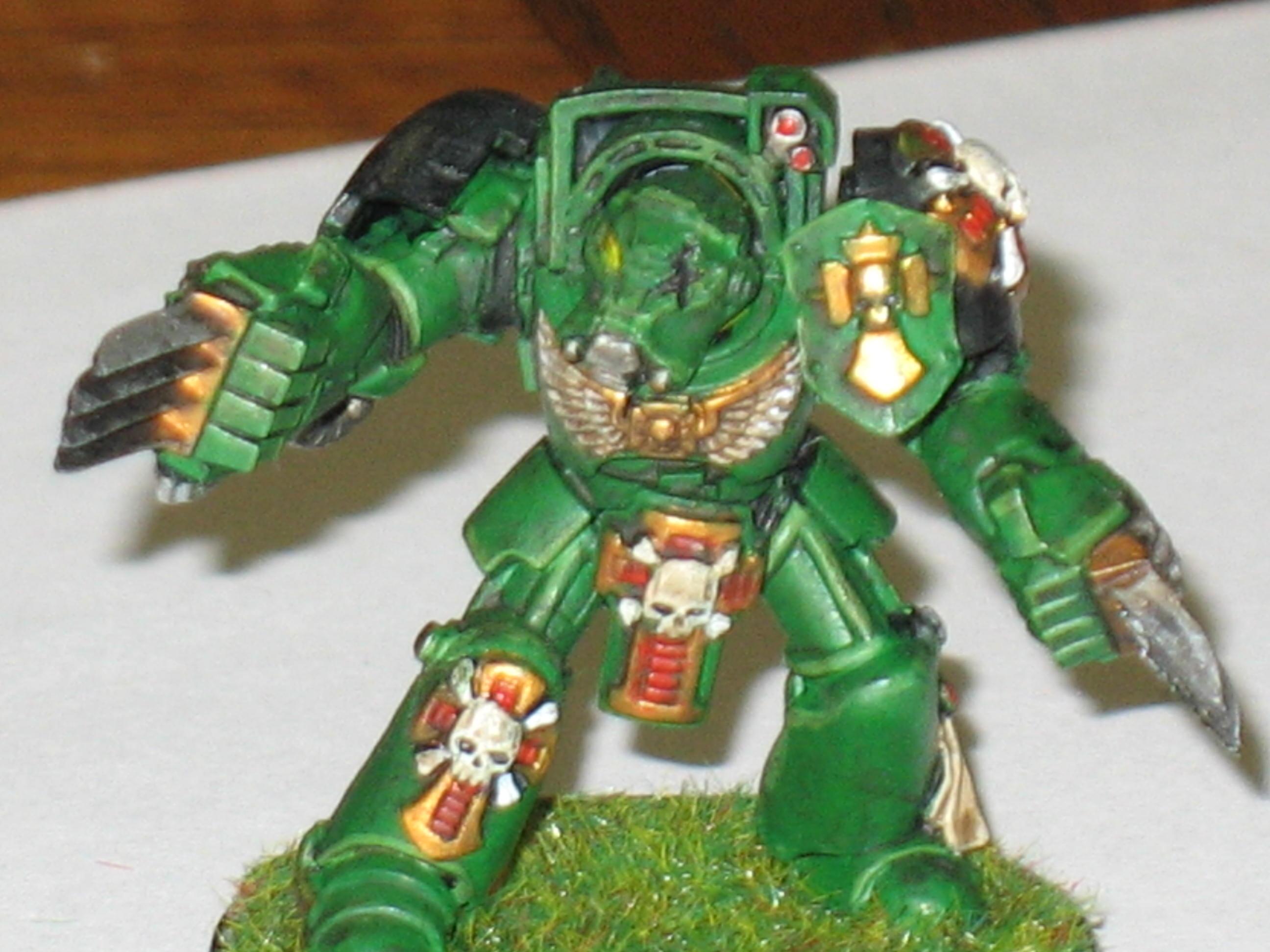 Battle Damaged, Lightning Claws, Salamander, Terminator Armor, Warhammer 40,000