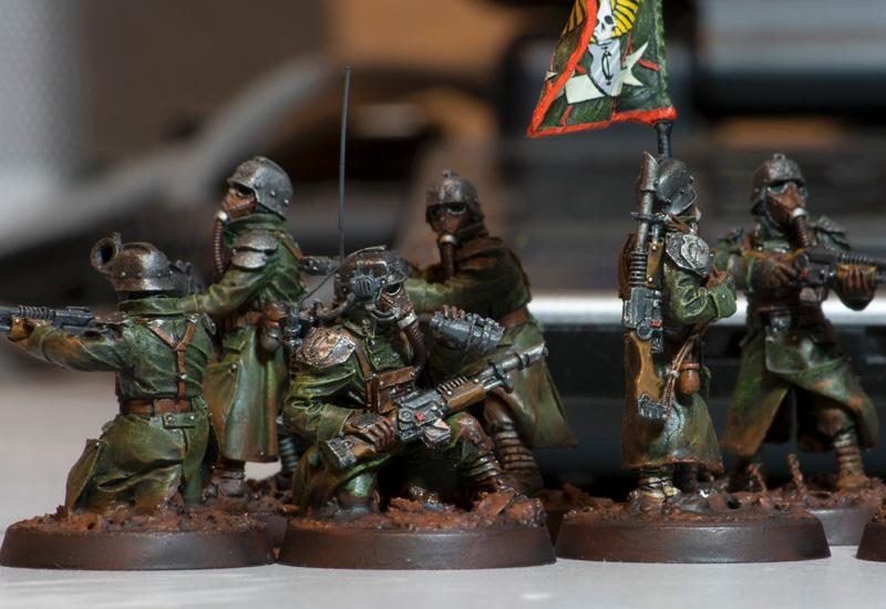Am, Astra Militarum, Death Korps of Krieg, Guard, Imperial Guard, Pcs, Platoon Command Squad, Warhammer 40,000