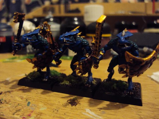 Lizardmen, Saurus Warriors, Warhammer Fantasy