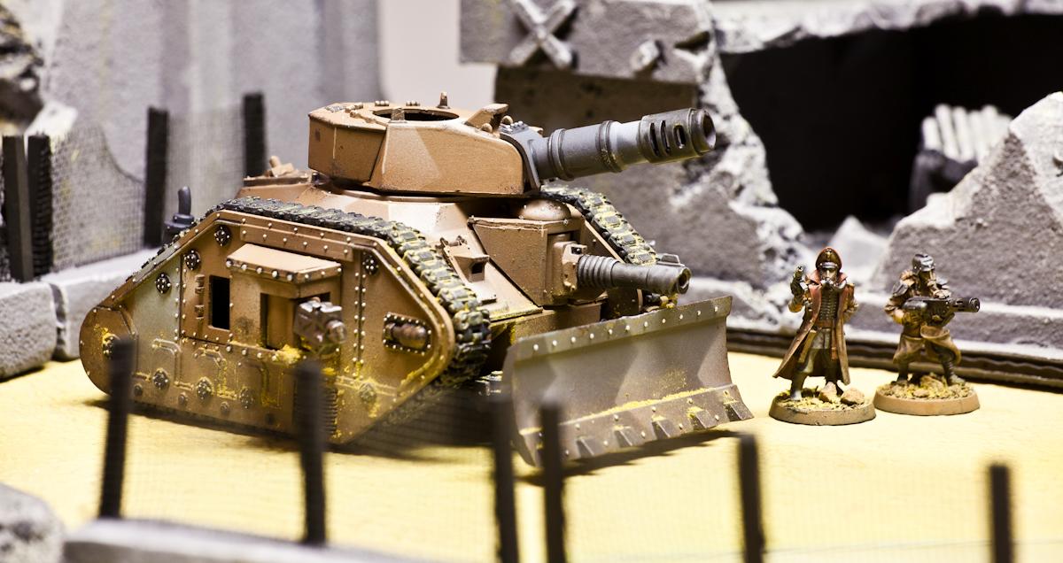 Airbrush, Death Korps of Krieg, Leman Russ, Weathered