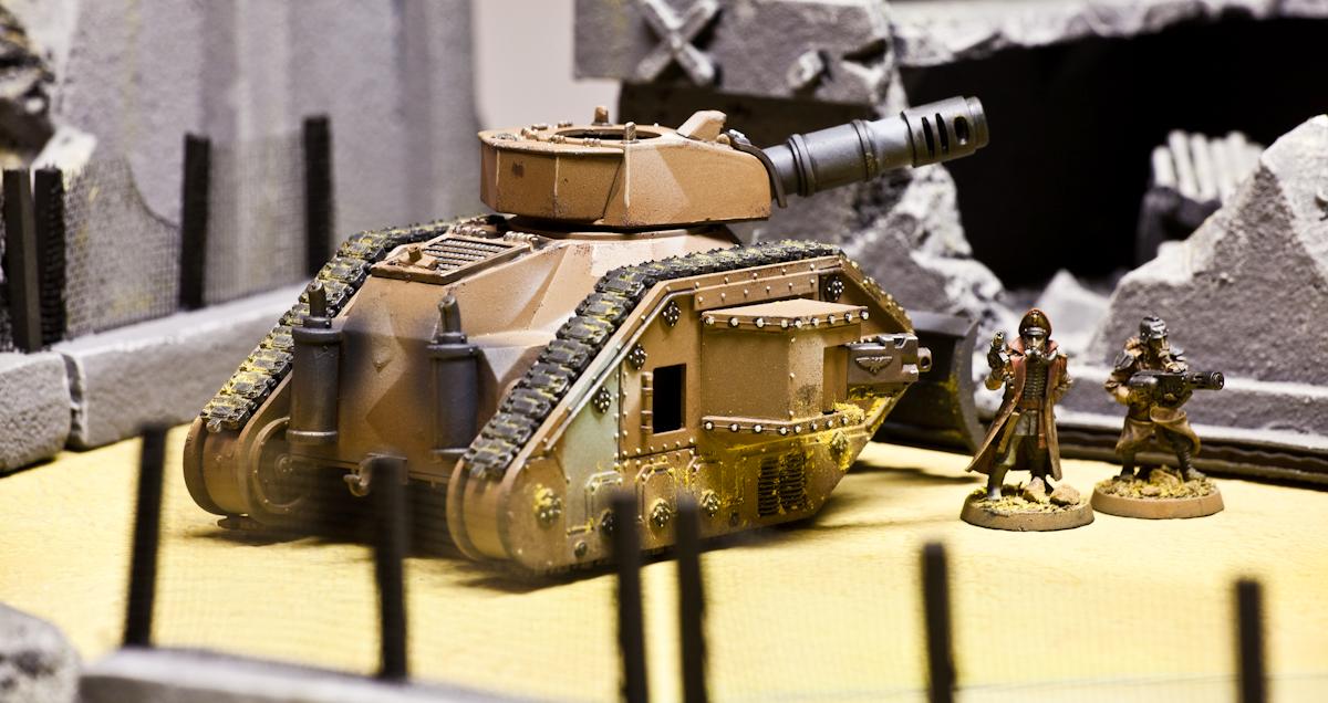 Airbrush, Death Korps of Krieg, Leman Russ, Weathered