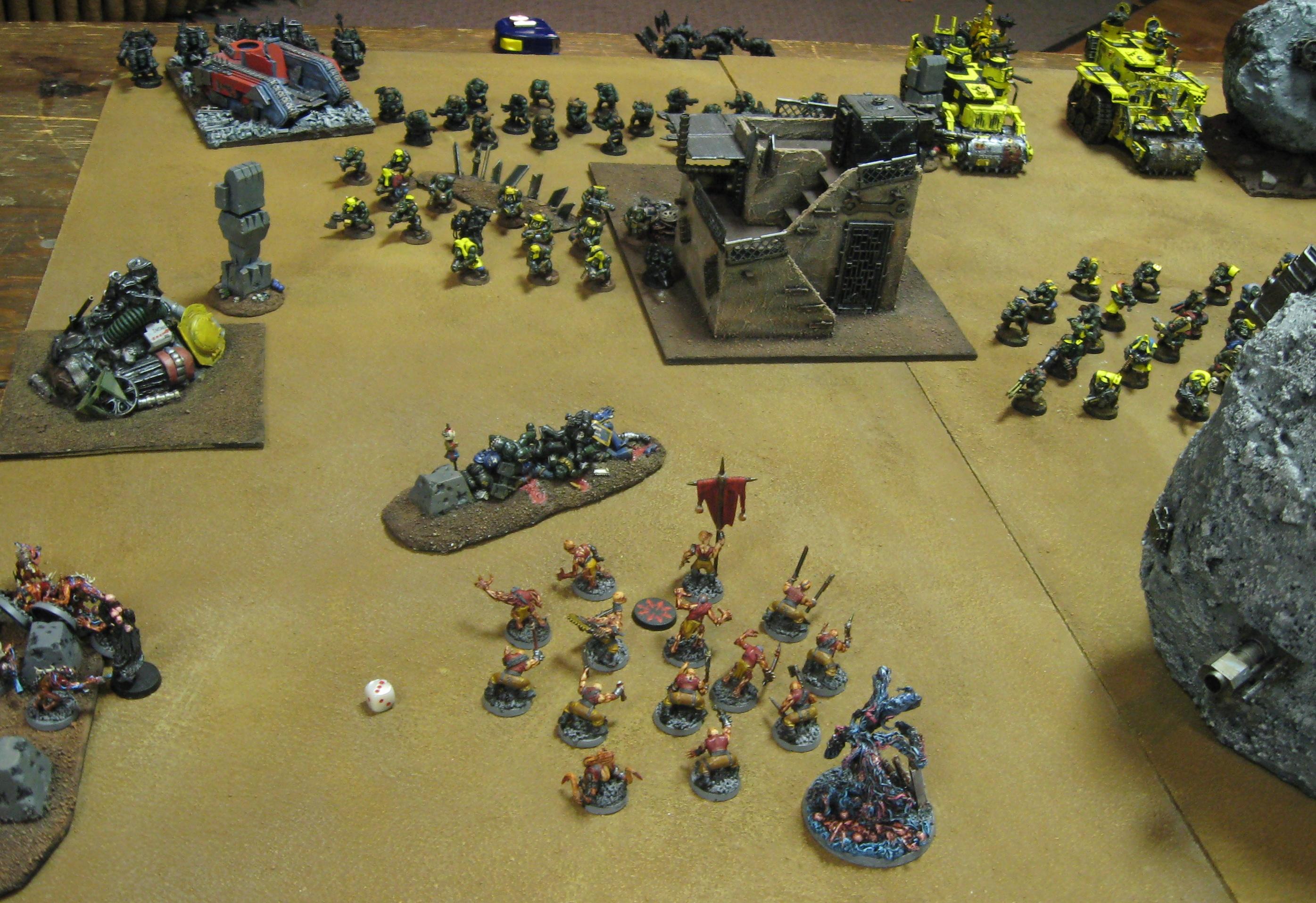 Battle Report, Daemons, Harrowed, Orks