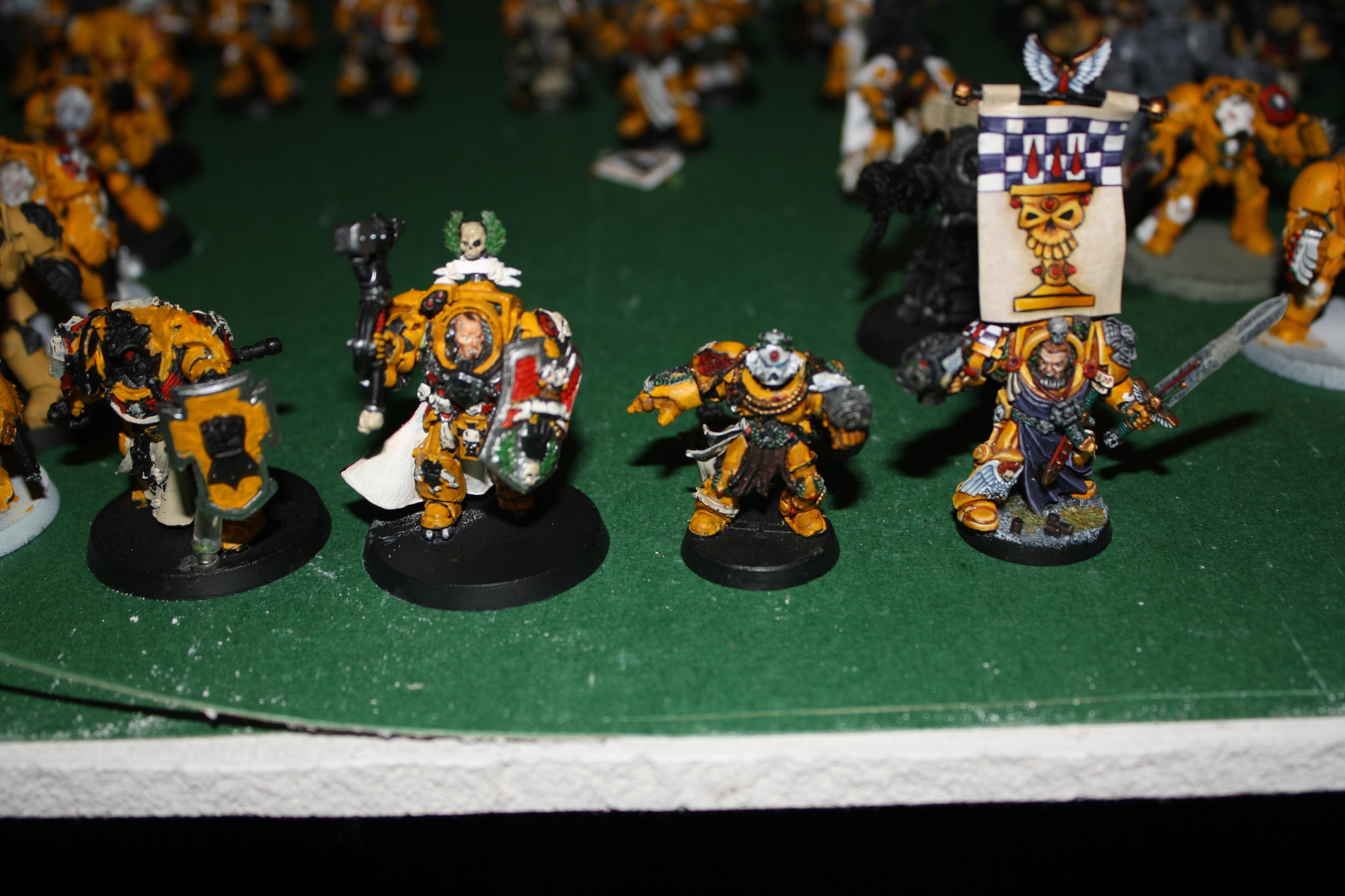 Astartes, Firstborn, Imperial, Space Marines, Terminator Armor, Yellow