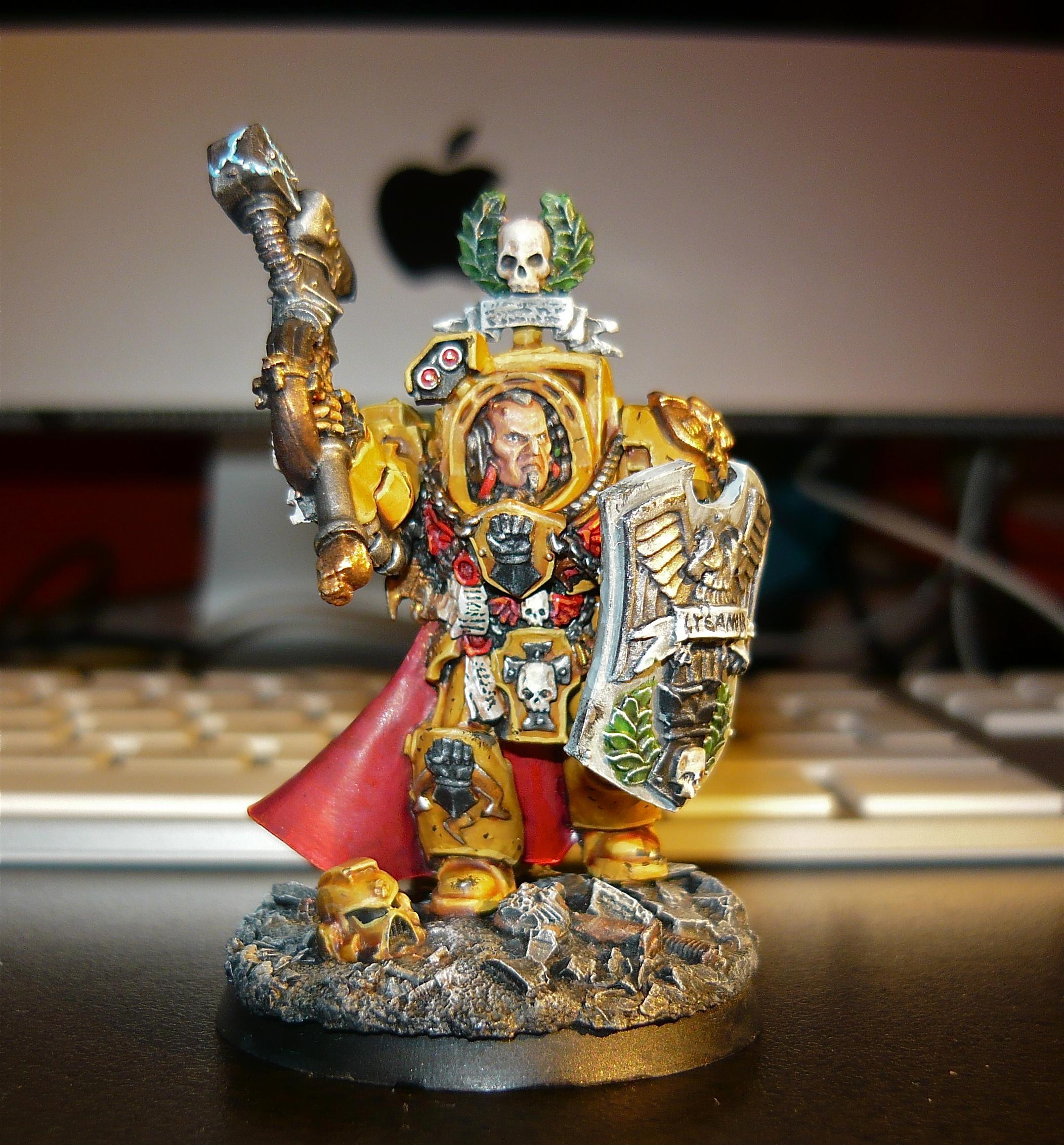 Hero, Imperial Fists, Lysander, Space Marines, Terminator Armor, Warhammer 40,000