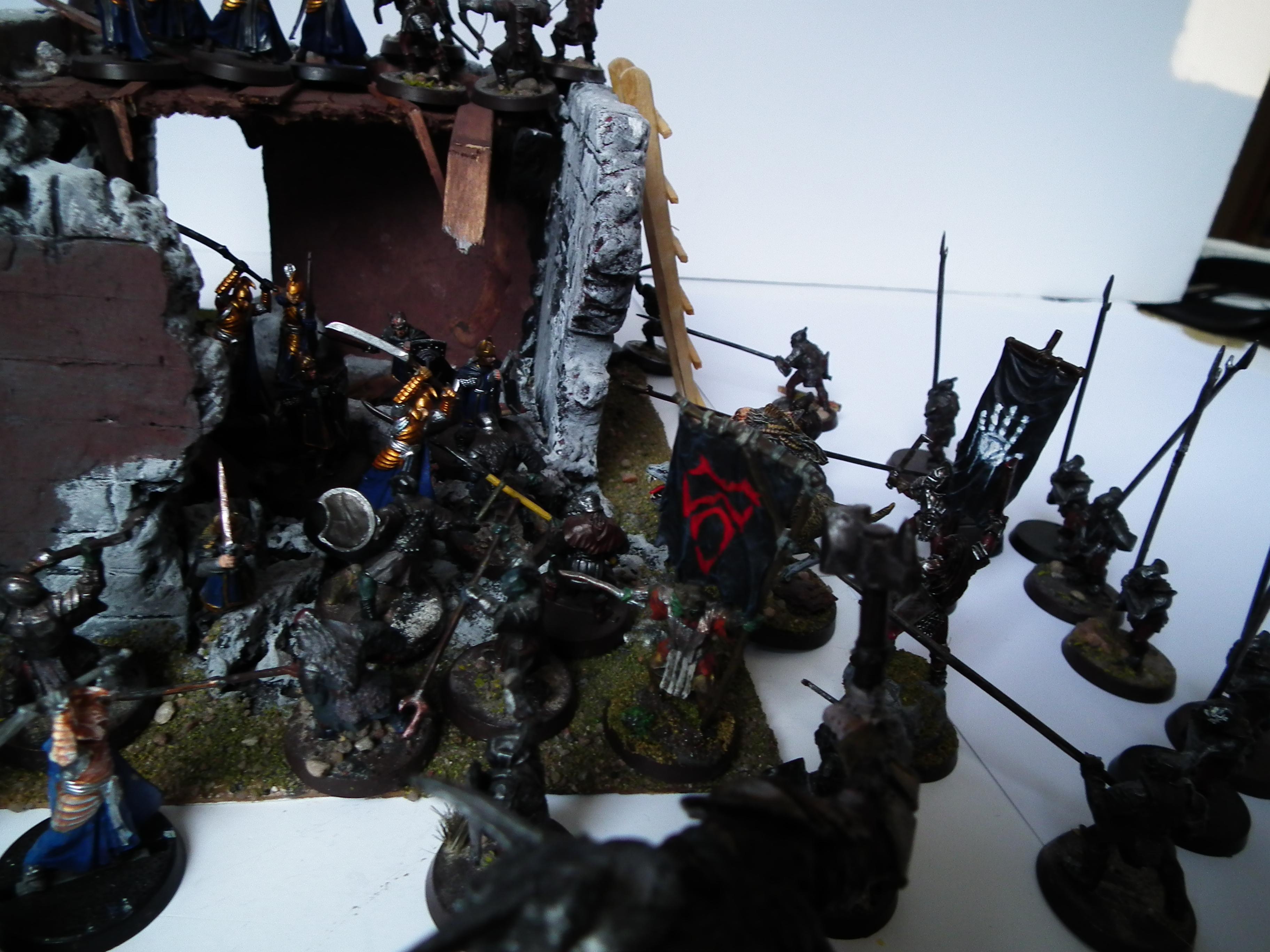 Buildings, Explosion, Lord, Lord Of The Rings, Of, Orcs, Rings, Ruins, The, Uruk Hai