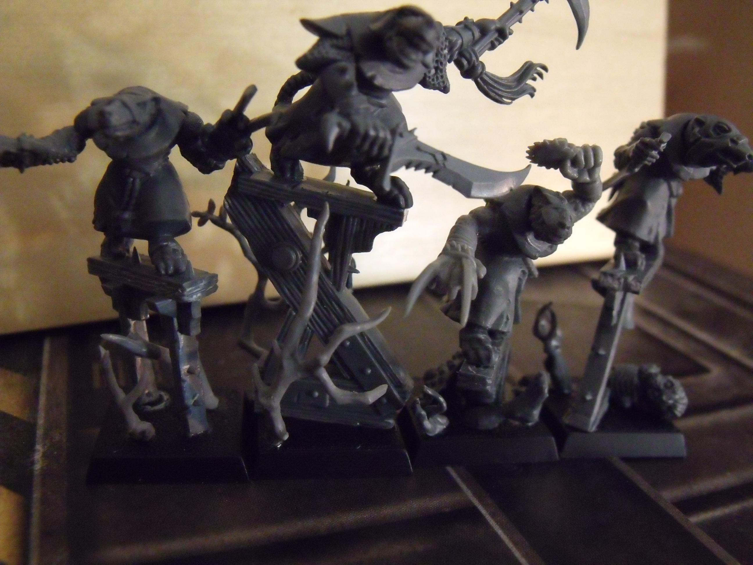 Skavens, Custom, Pestilen-affiliated Night Runners WIP