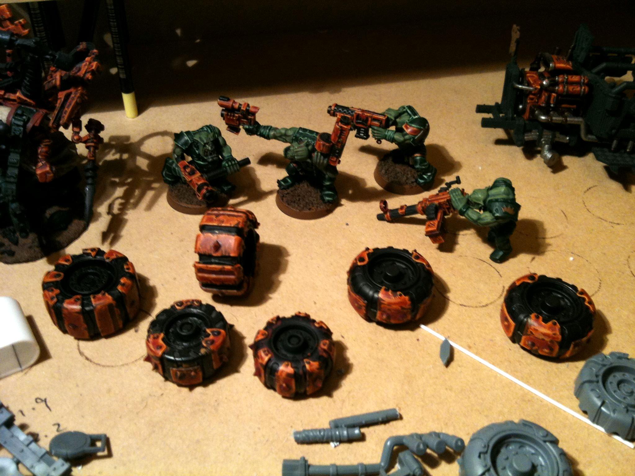 Da Dark Angelz, Orks, Work In Progress