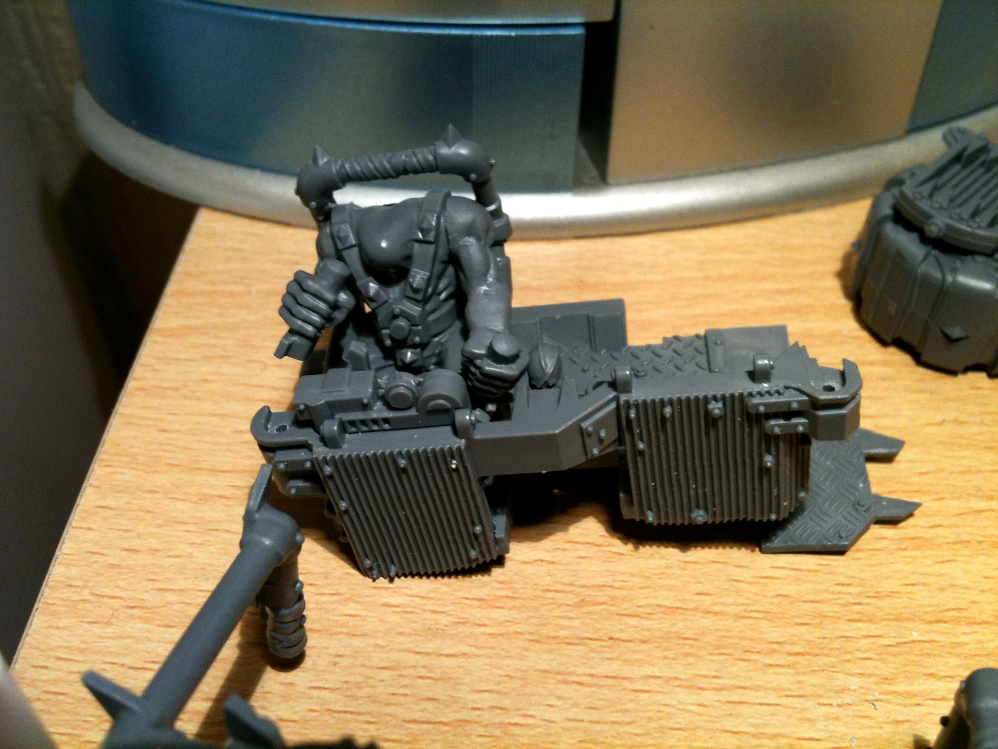 Da Dark Angelz, Orks, Trukk, Work In Progress