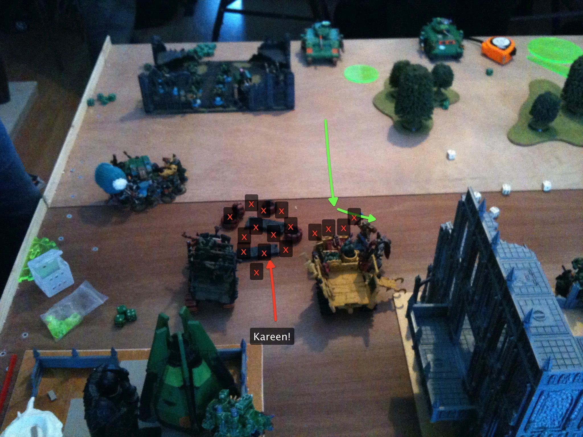 Battle Report, Da Ork Angelz, Orks, Space Marines