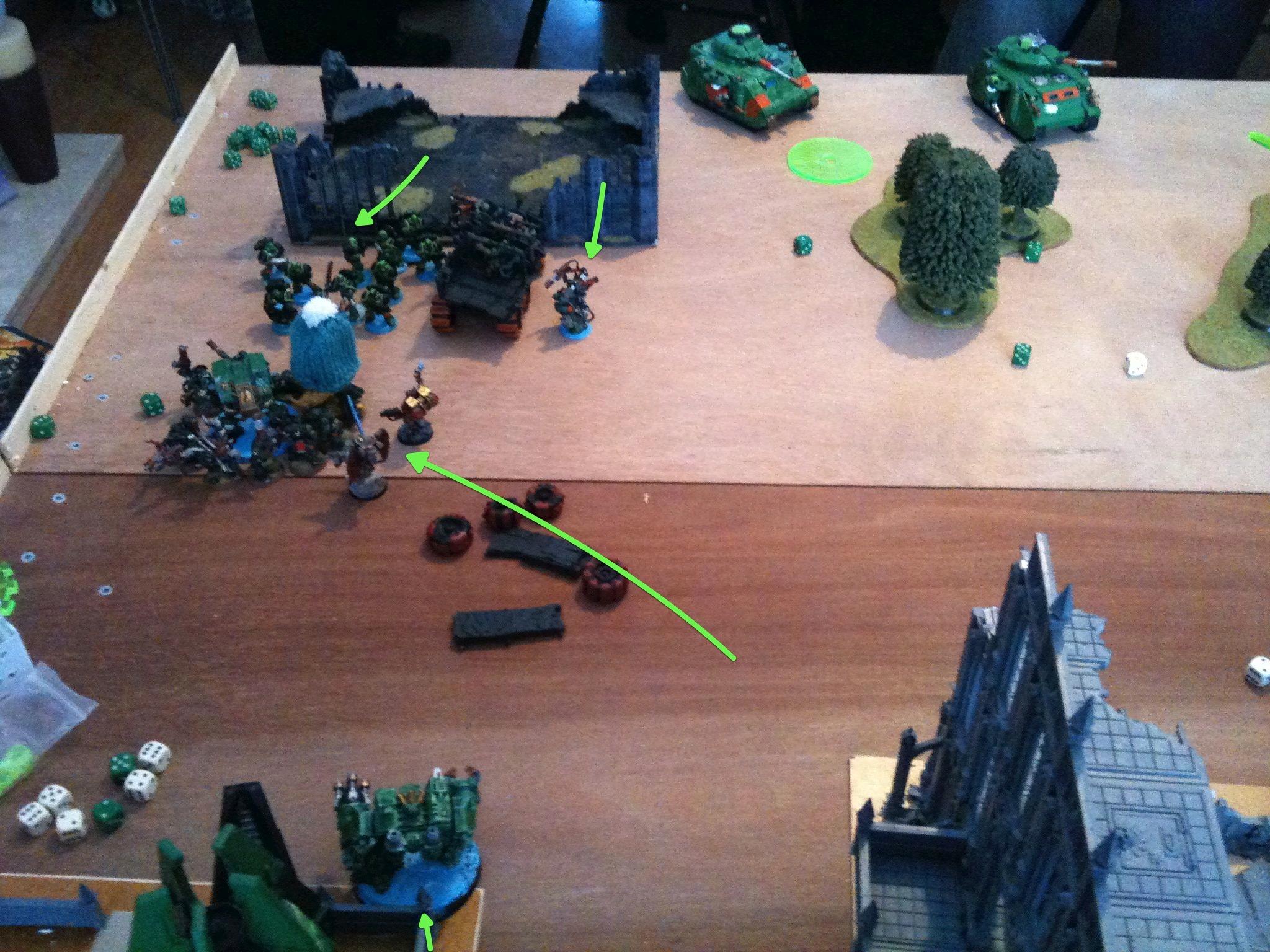 Battle Report, Da Ork Angelz, Orks, Space Marines