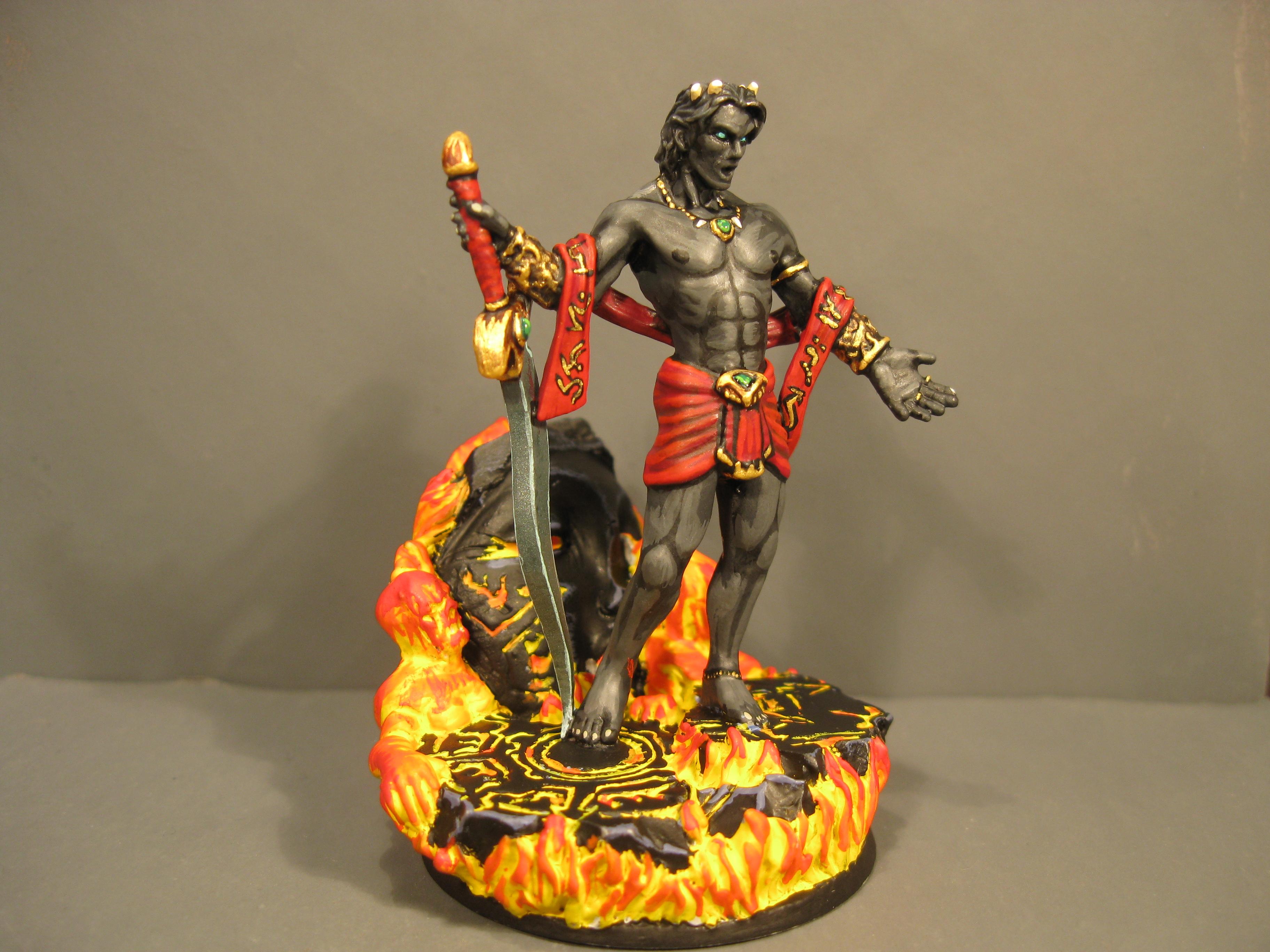 Daemon Prince, Daemons, Devil, Fire, Reaper
