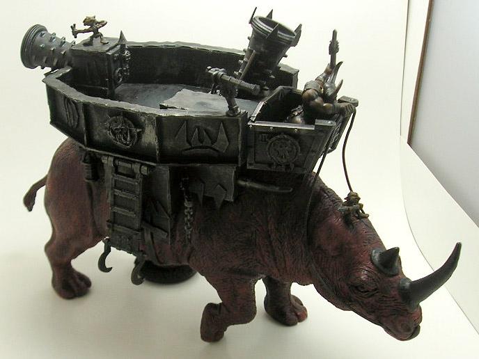 Orks, Squiggoth WIP 4