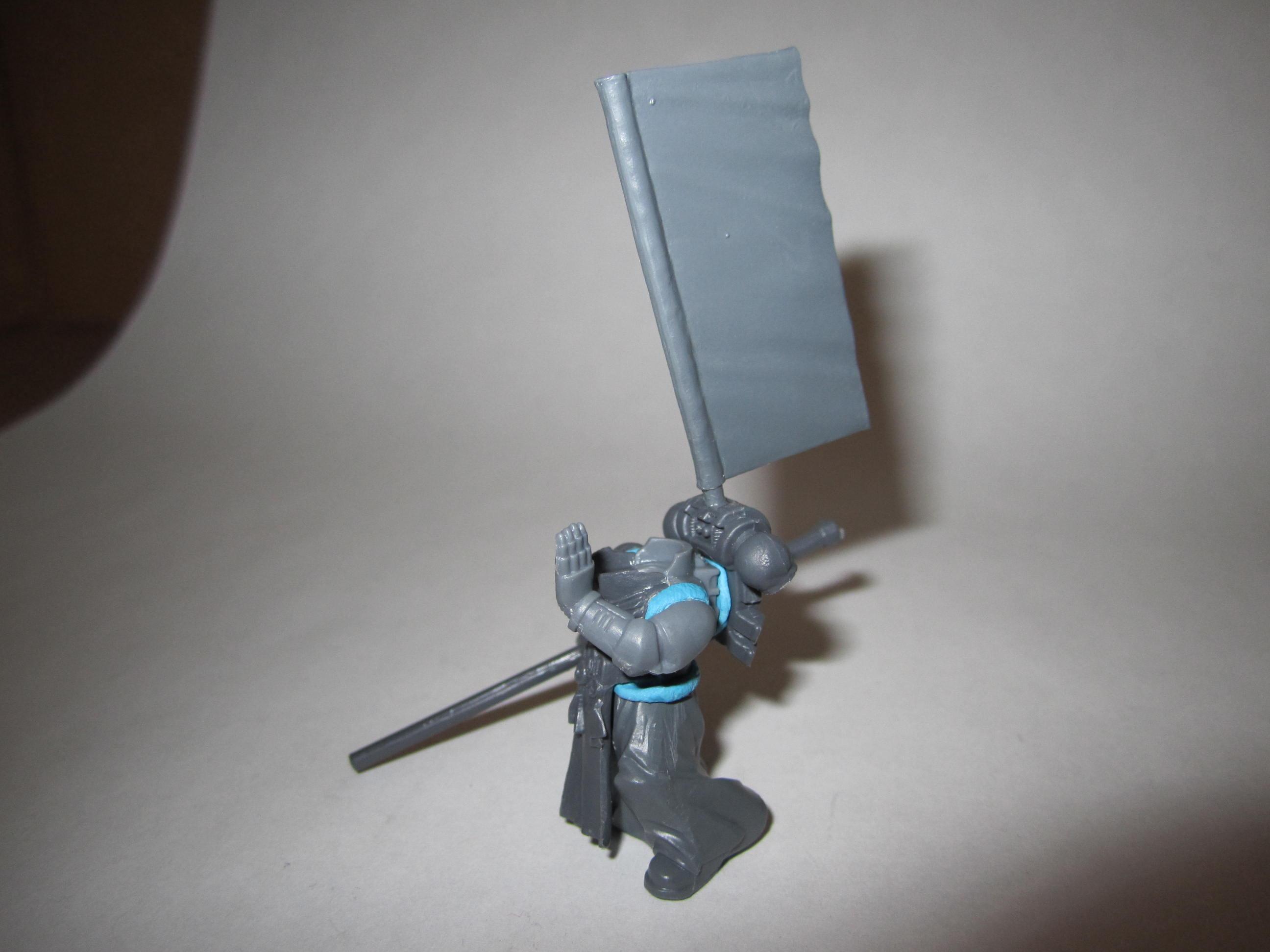 Thought about using this back banner from the DE Cold Knights .... but not too sure of it yet