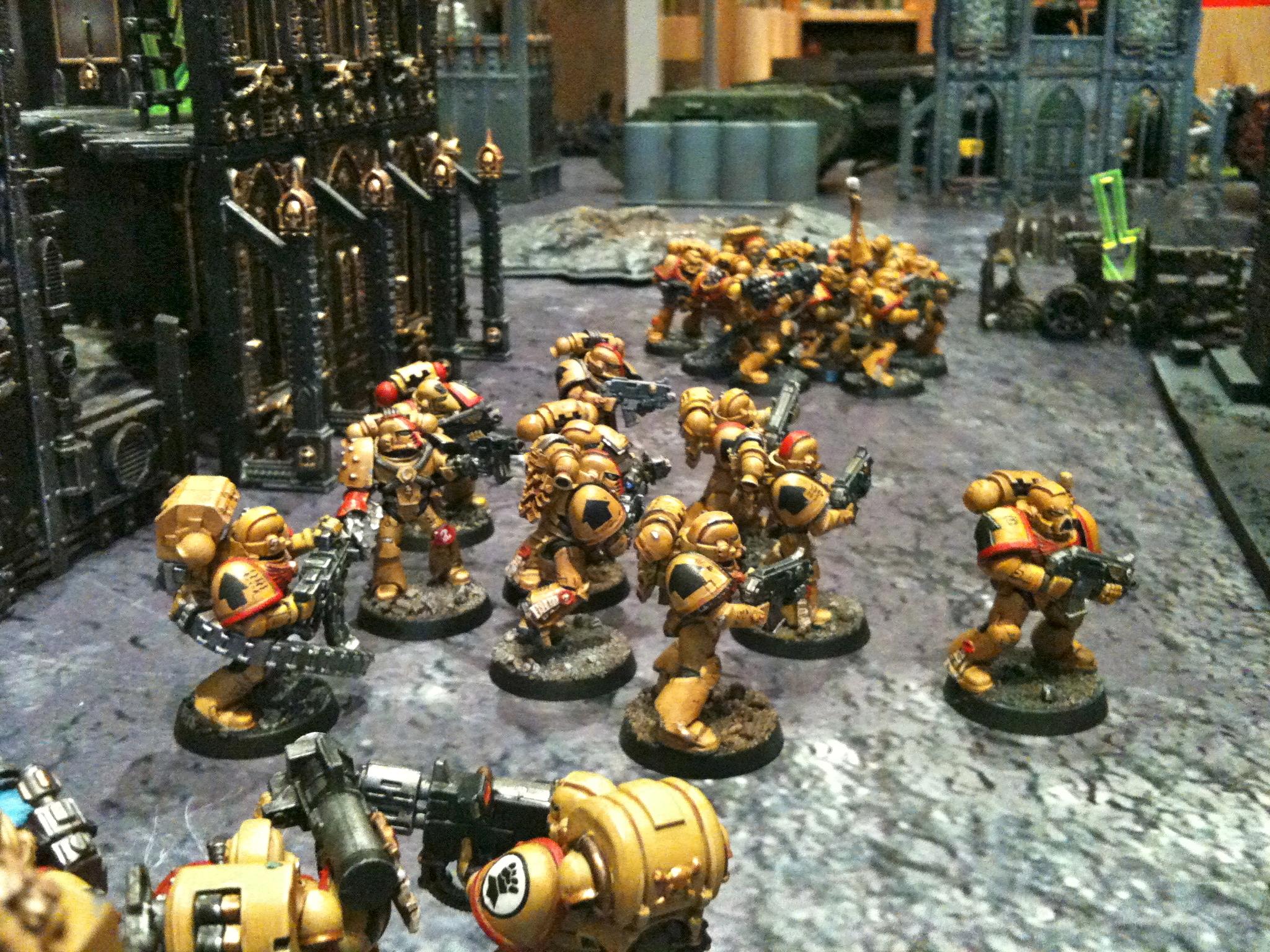 Battle Report, Cities Of Death, Imperial Fists, Salamander, Space Marines, Terrain