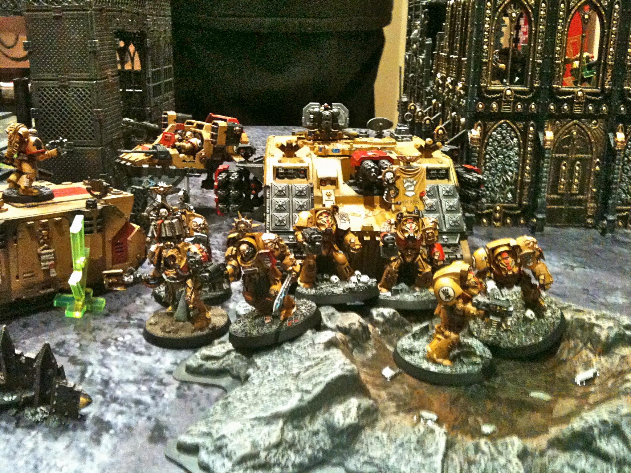 Battle Report, Cities Of Death, Imperial Fists, Salamander, Space Marines, Terrain