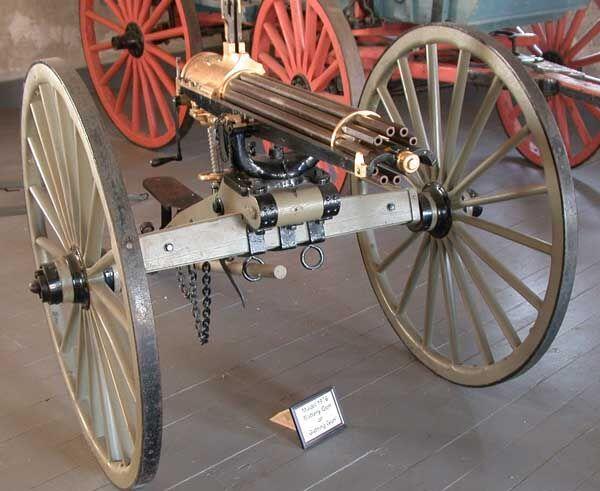 Carriage, Gatling Gun