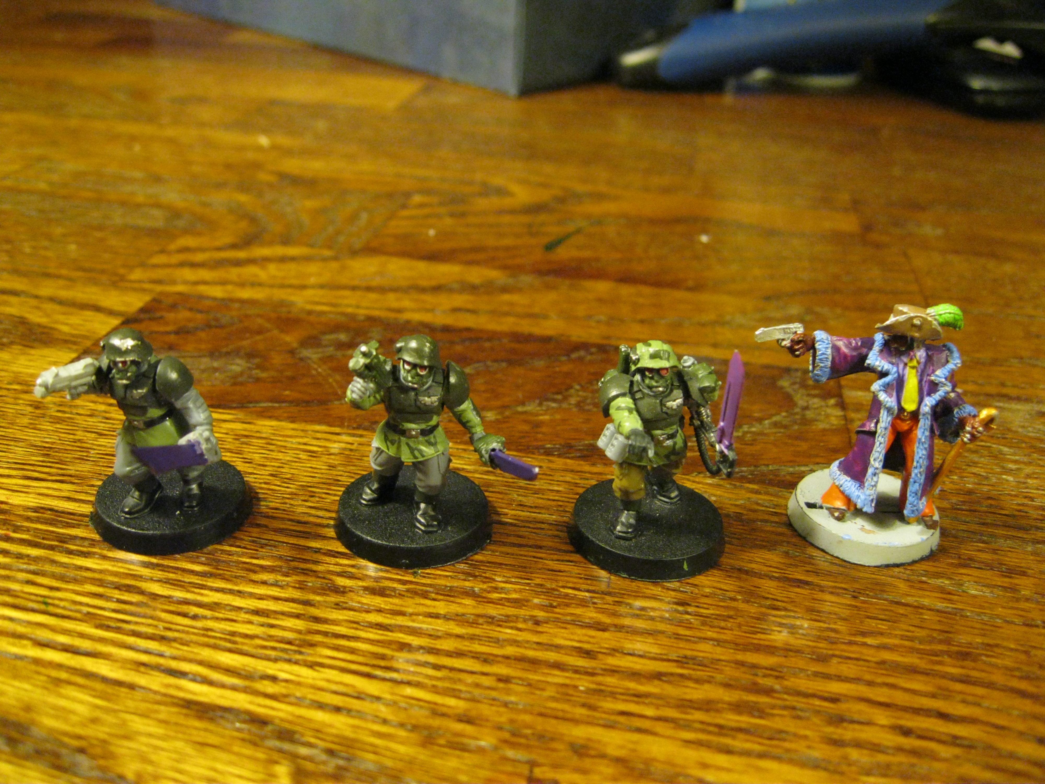 Imperial Guard, To start with i have some PW seargents and my lord commissar