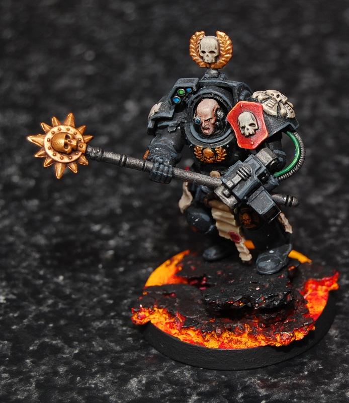 Blood Angels, Chaplain, Reclusiarch, Space Marines, Terminator Armor, Warhammer 40,000
