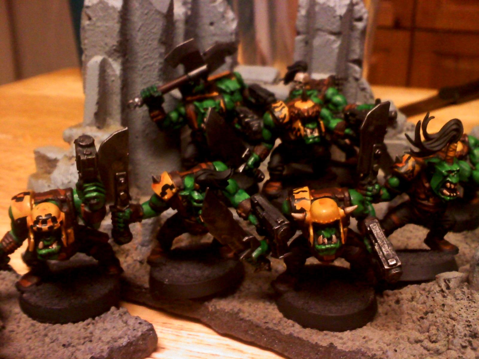 Boys, Green, Horde, Mean, Ork Boyz, Shoota
