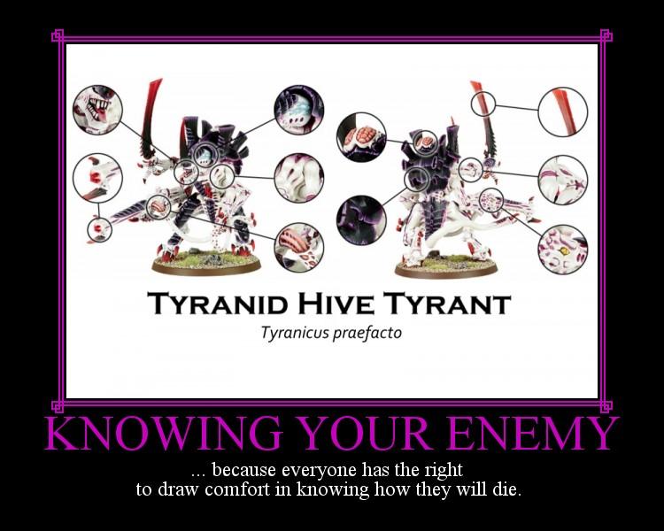 Hive Tyrant, Humor, Tyranids
