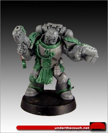 Conversion, Sculpted, Sergeant, Space Marines, Sternguard, Tyranid Hunter, Ultramarines, Veteran