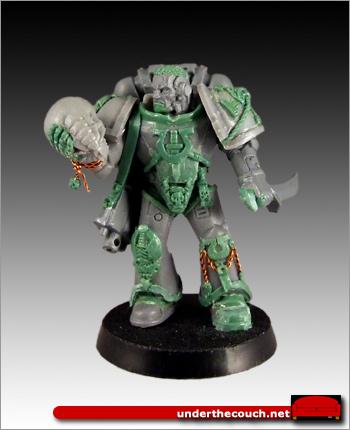 Conversion, Sculpted, Space Marines, Sternguard, Tyranid Hunter, Ultramarines, Veteran