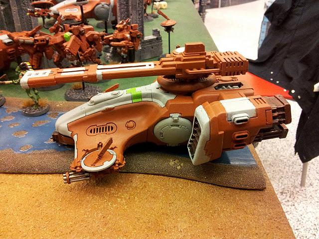 My Tau Cadre Vs Necrons