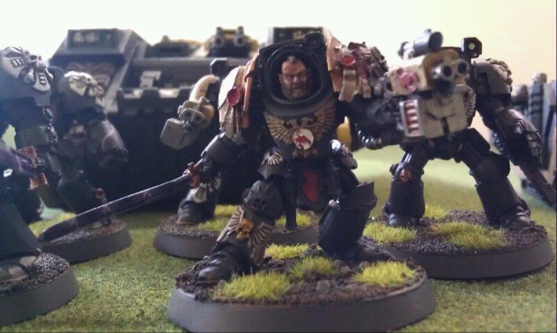 Captain, Space Marines, Terminator Armor
