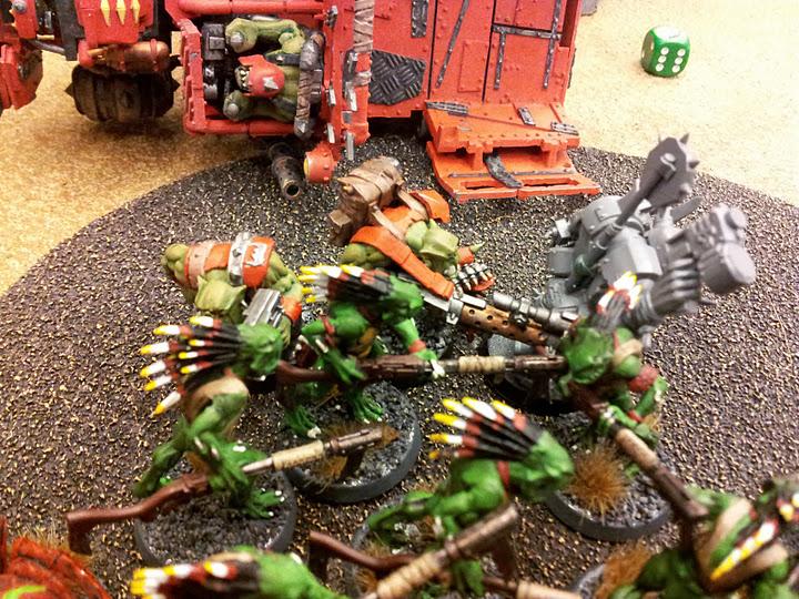 Battle, Report, Tau, My kroot VS boyz