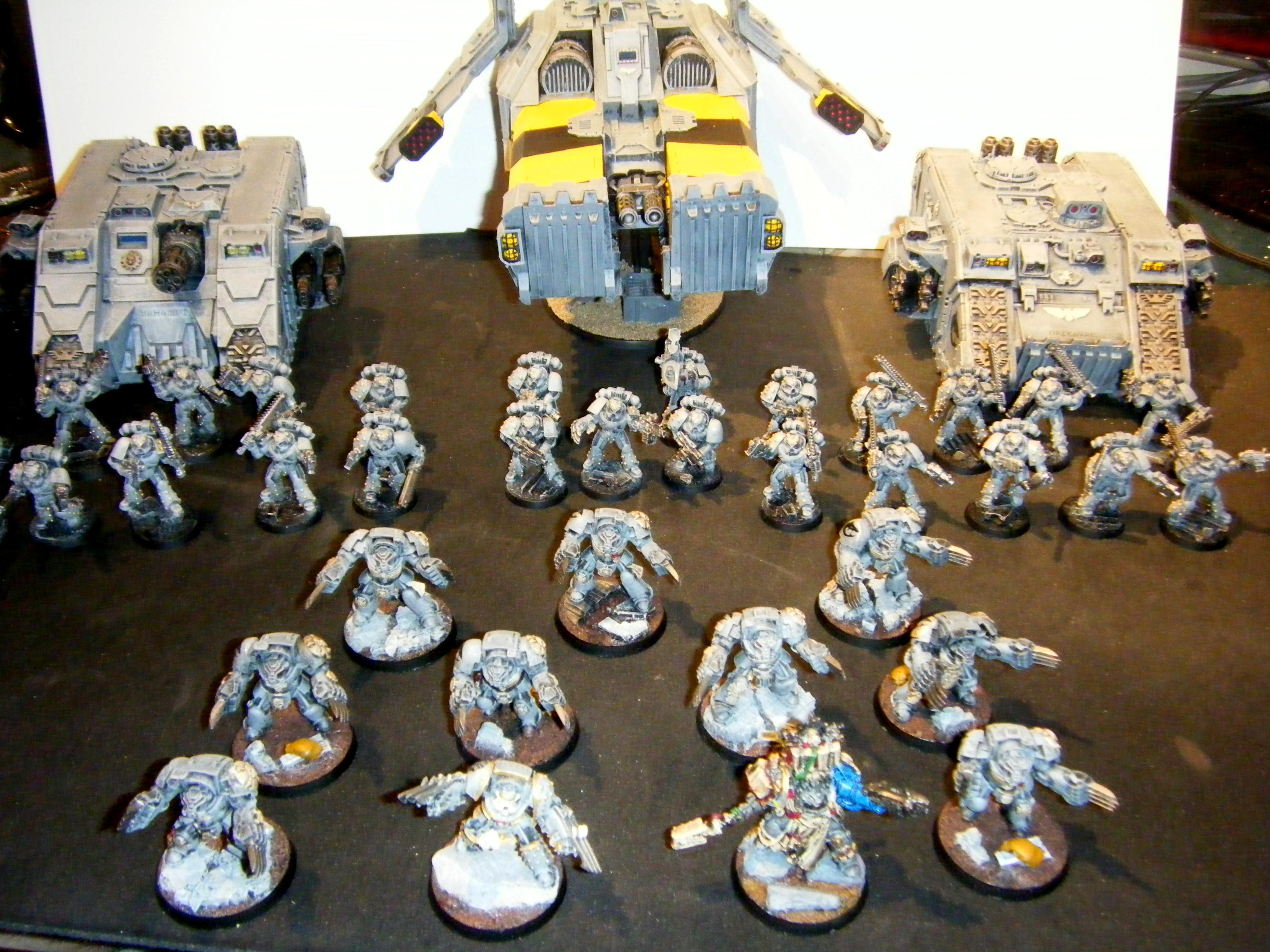 Armor, Assault, Carcharodons, Land, Librarian, Raiders, Ram, Sharks, Space, Sterngaurd, Tactical, Terminator Armor