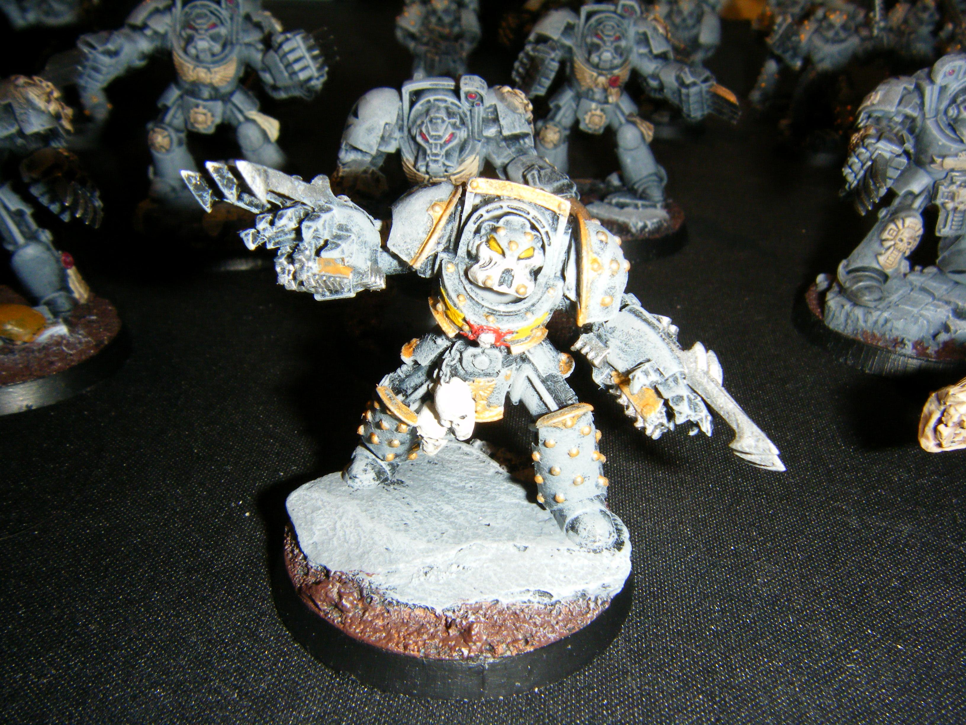 Captain, Claws, Lightning, Red, Terminator Armor, Tyberos, Wake