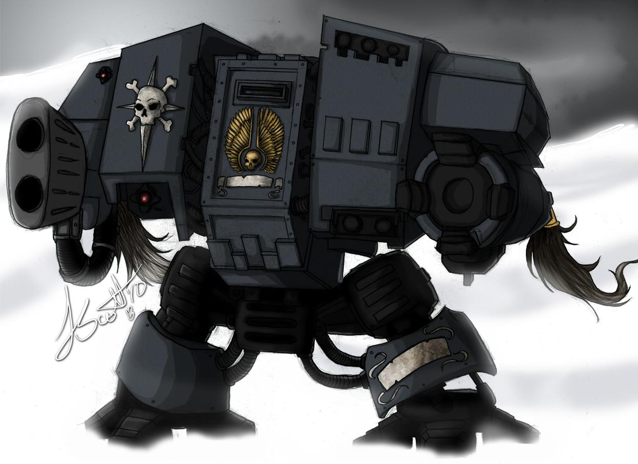 Dreadnought Drawing Space Wolf