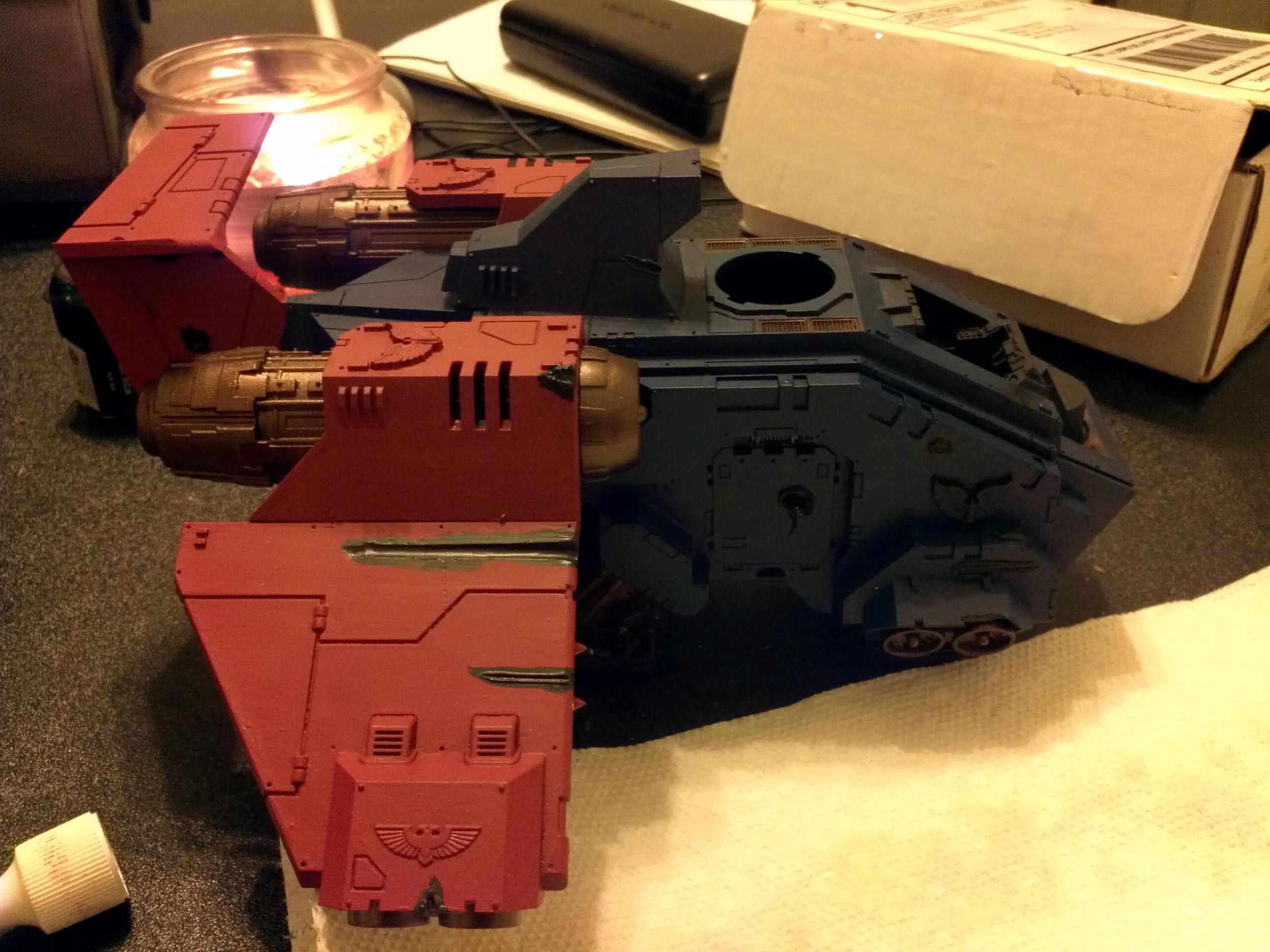 Flesh Tearers, Stormraven, Work In Progress