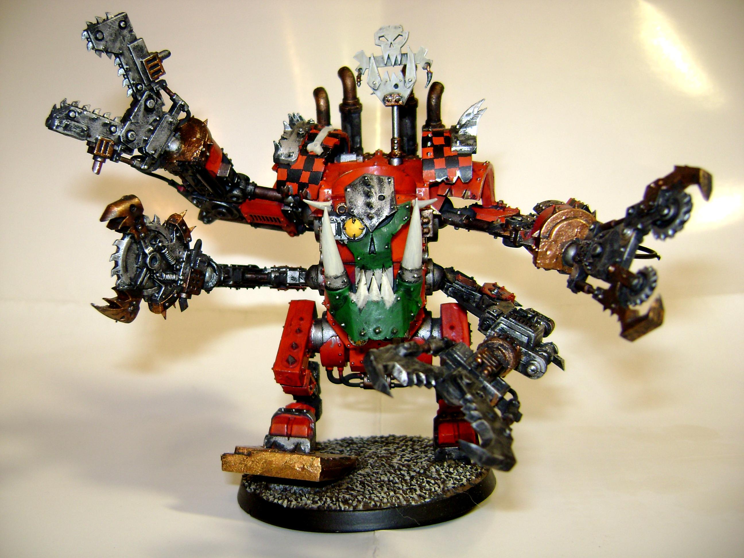 Deff Dread, Orks, Deff dread front