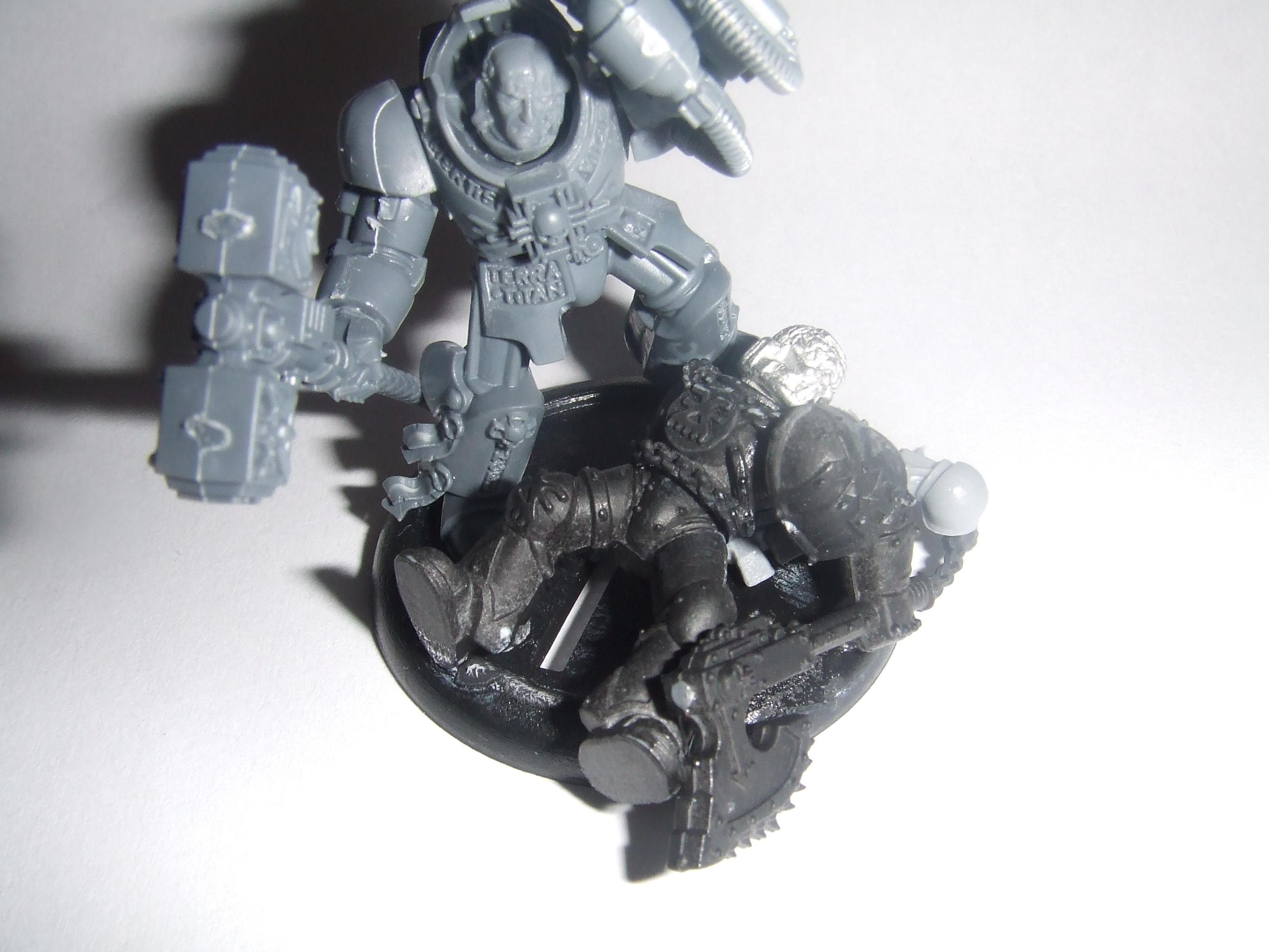 Gk, Grey Knights, Justicar v Dragon warrior 2