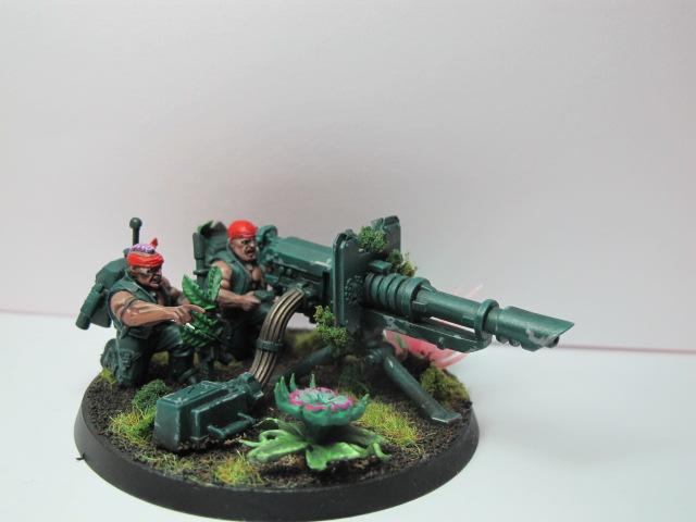 Catachan, Heavy Weapons Team, Imperial Guard, Jungle, Lascannon