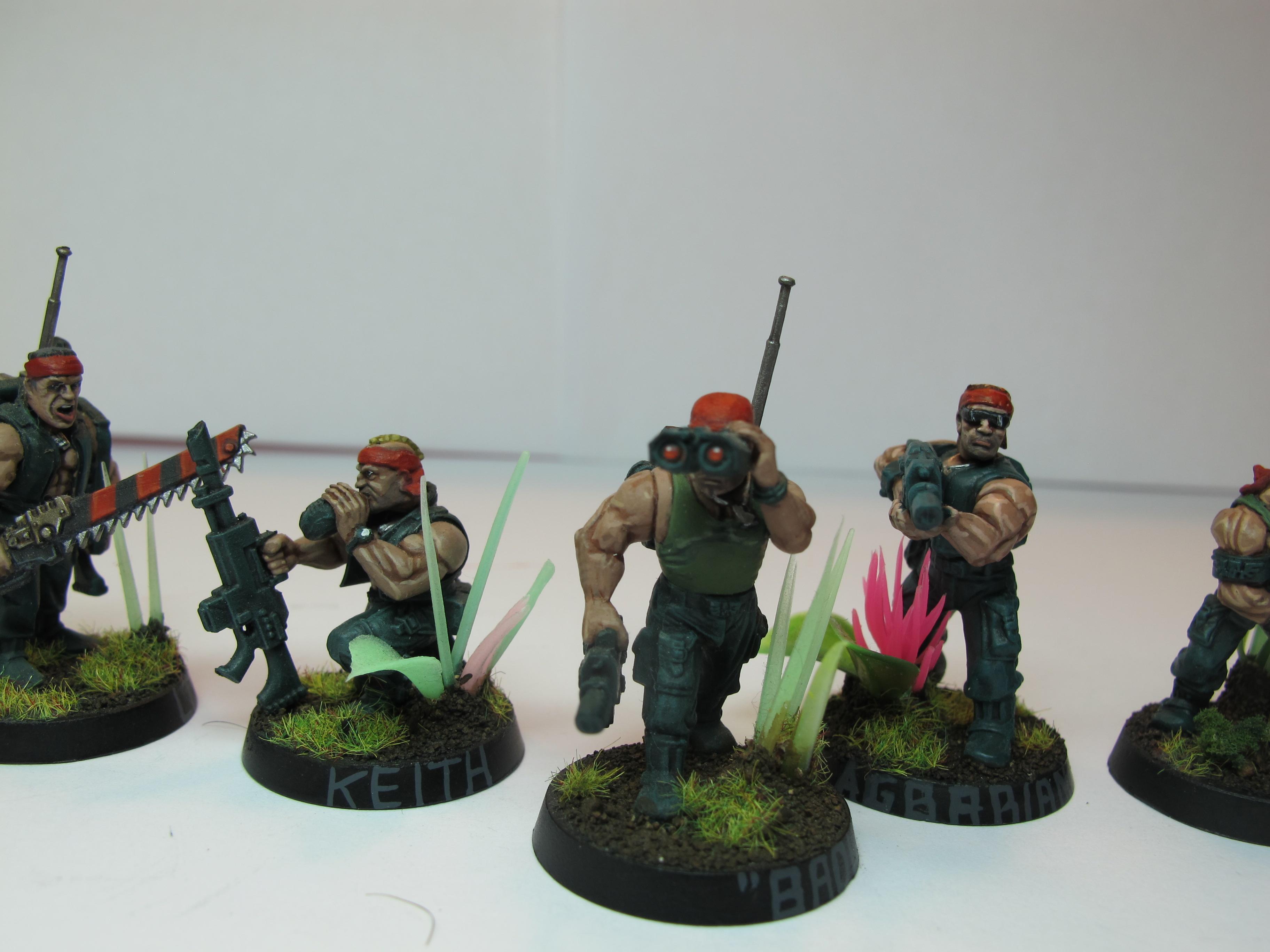 Catachan, Infantry Squad, Named Models