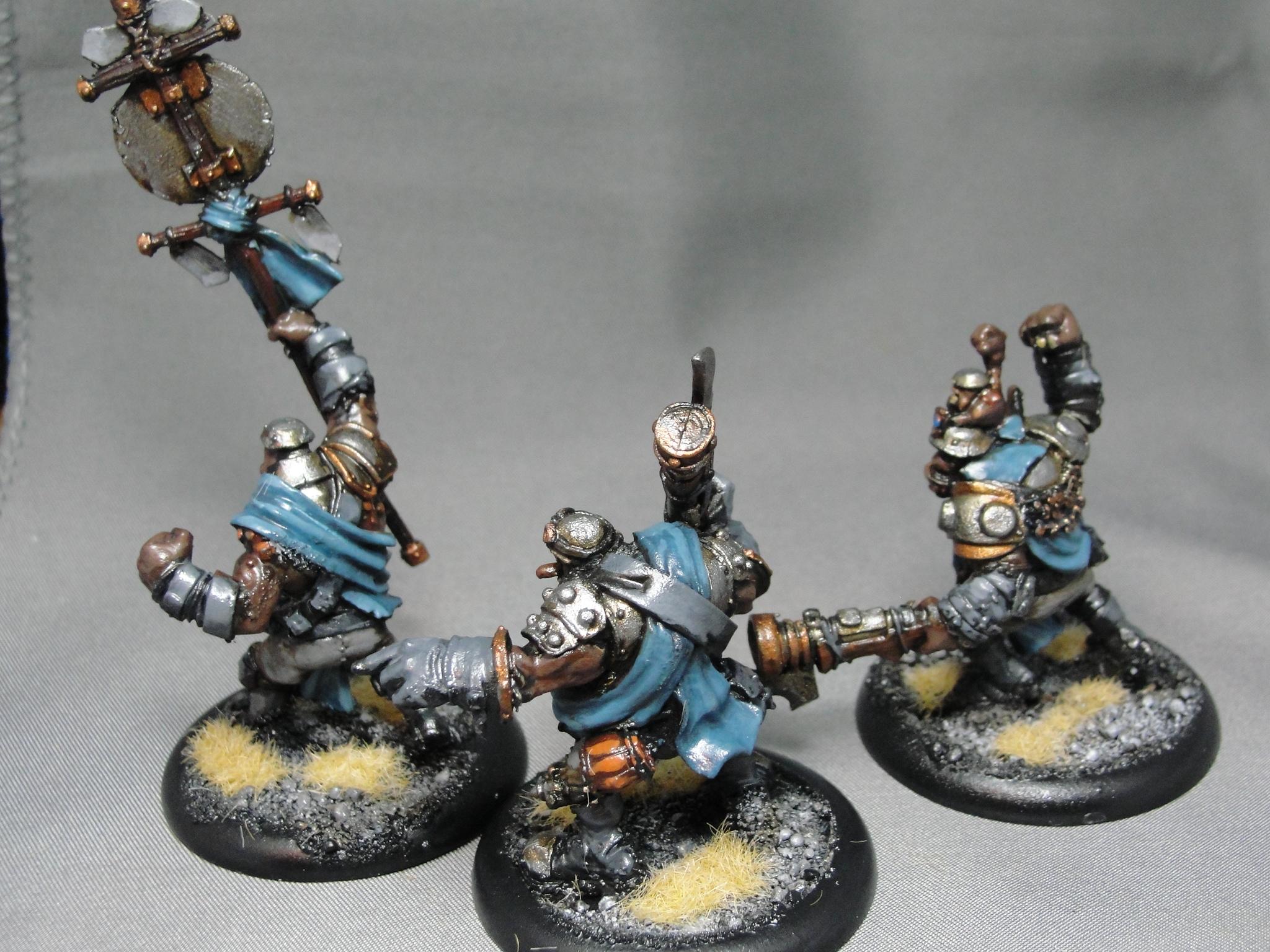 Hordes, Trollbloods, Trollkin Scattergunners, Officer and Standard