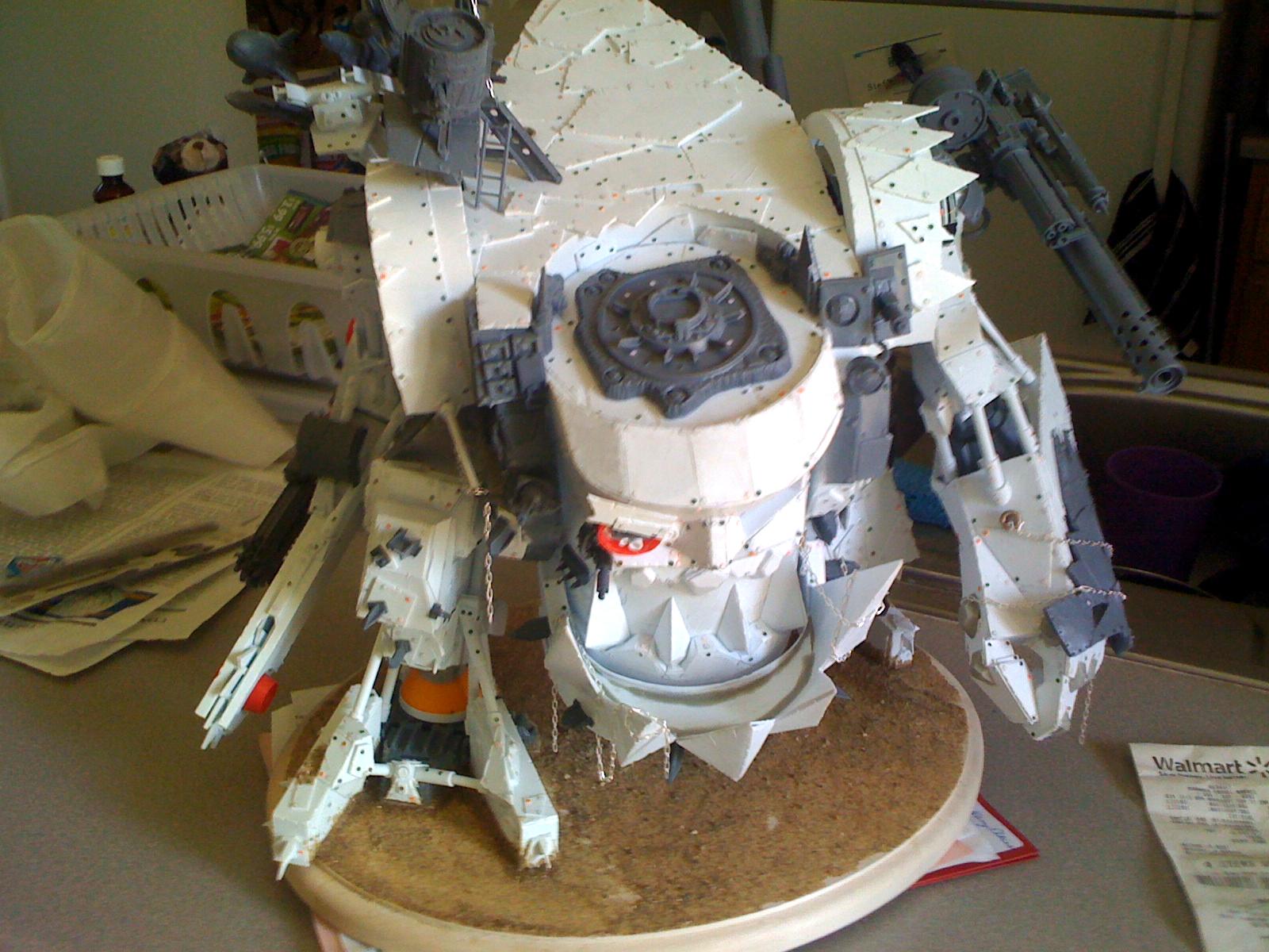 Gargant, Mega, Orks, Rivet, Stompa, Warhammer 40,000, Work In Progress