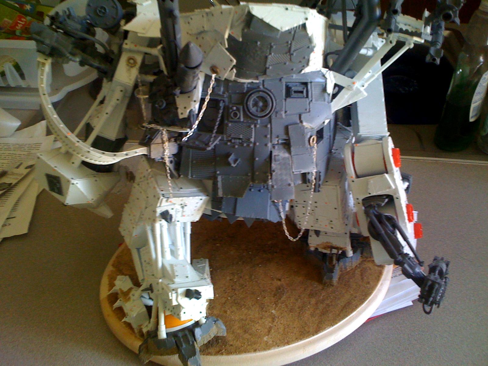 Brush, Dry, Gargant, Mega, Orks, Rivet, Stompa, Warhammer 40,000, Work In Progress