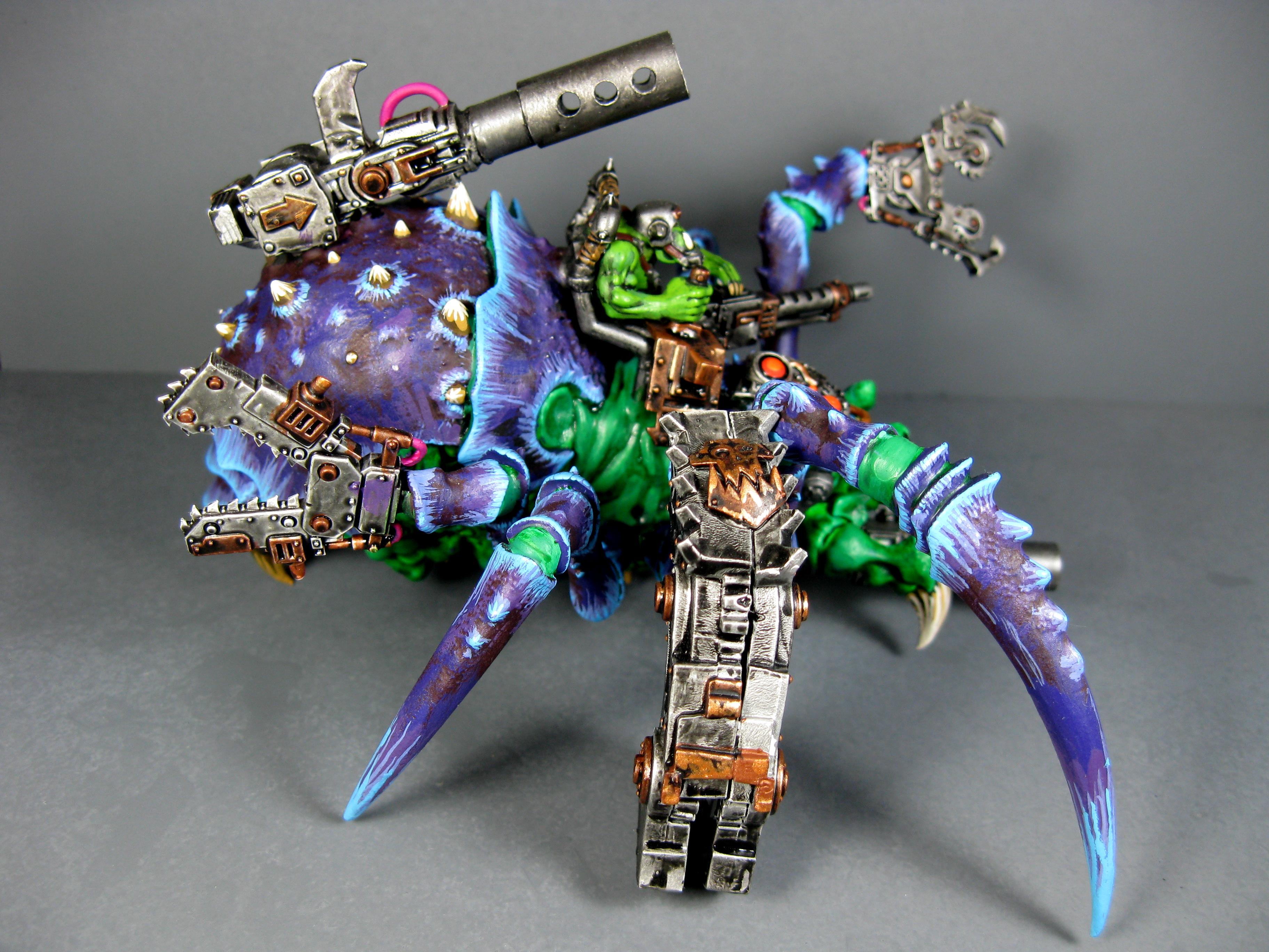 Conversion, Cyborg, Looted, Orcs, Orks, Spider, Warhammer 40,000
