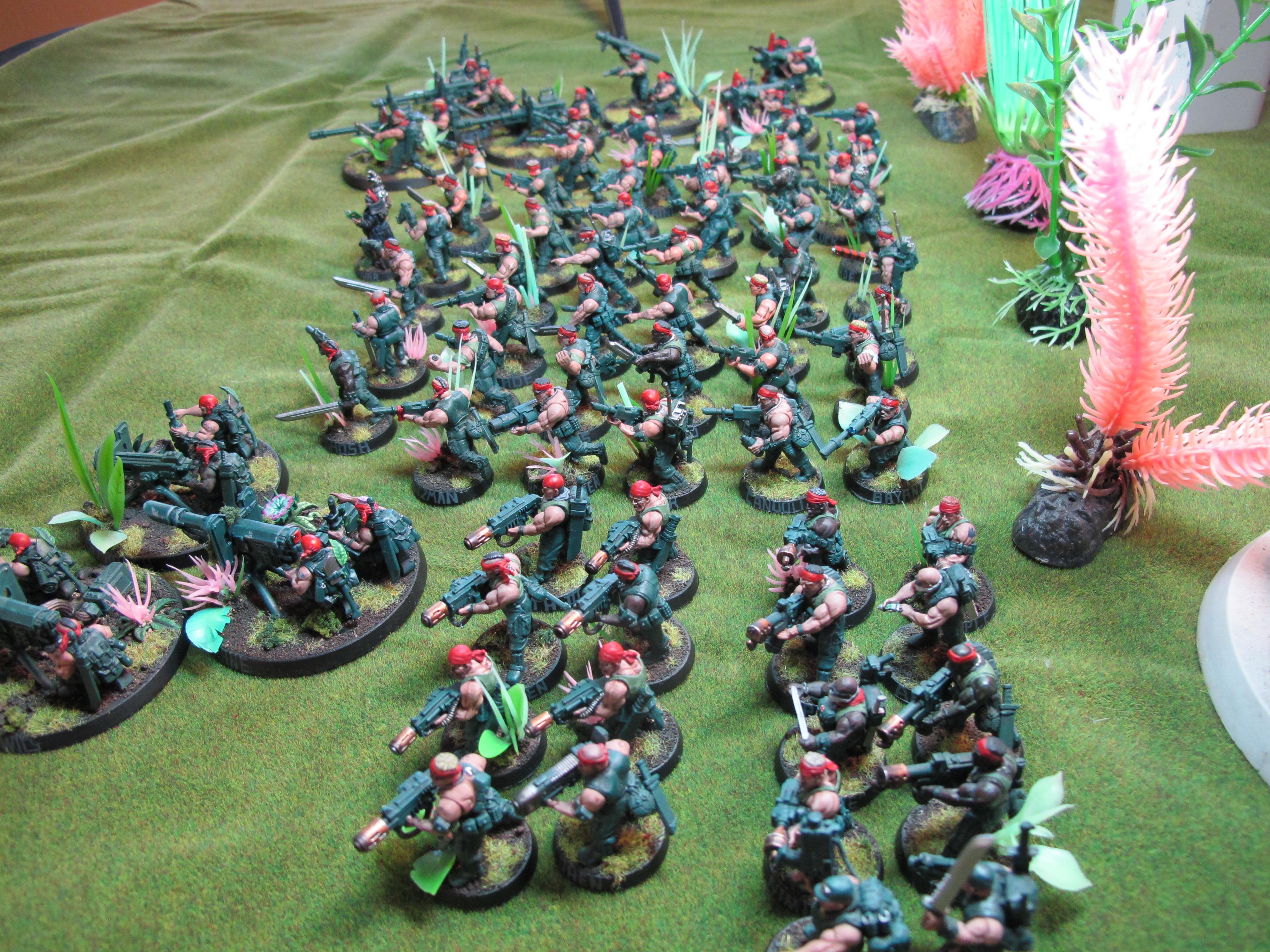 Catachan, Troops, Full infantry Squads