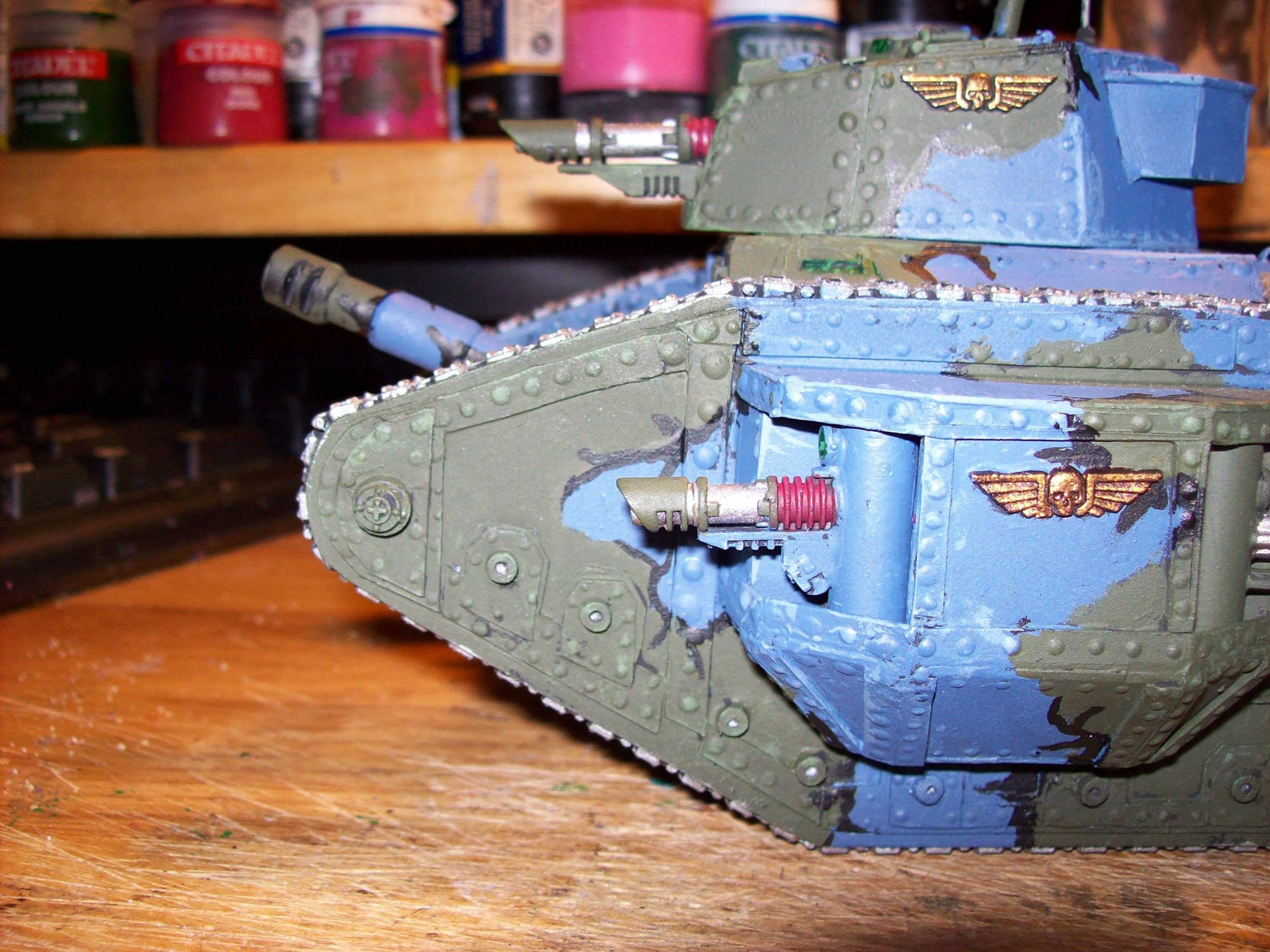 Camouflage, Imperial, Painted, Phallus Cannon, Tank, Warhammer 40,000