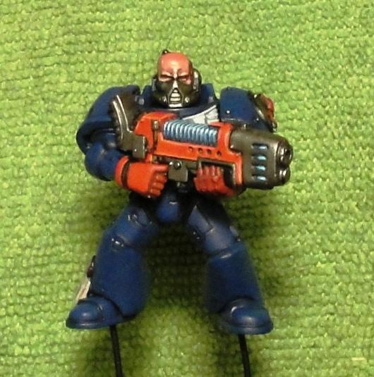 Crimson Fists, Plasma Gun, Space Marines