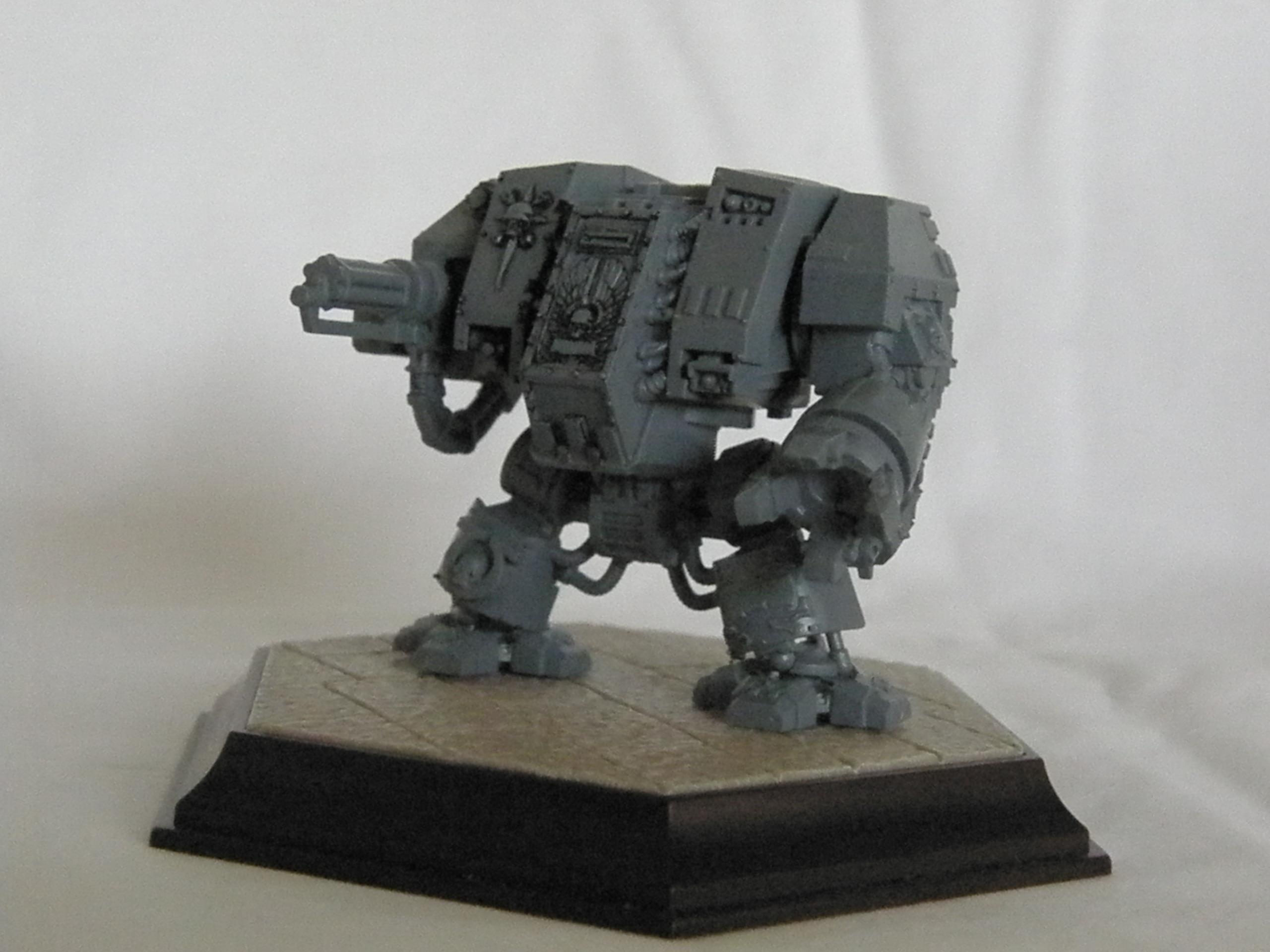 Assault Cannon, Base, Conversion, Dread Nought, Dreadnought, Unpainted, Work In Progress