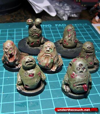 Daemons, Greenstuff, Plague, Putty, Sculpted