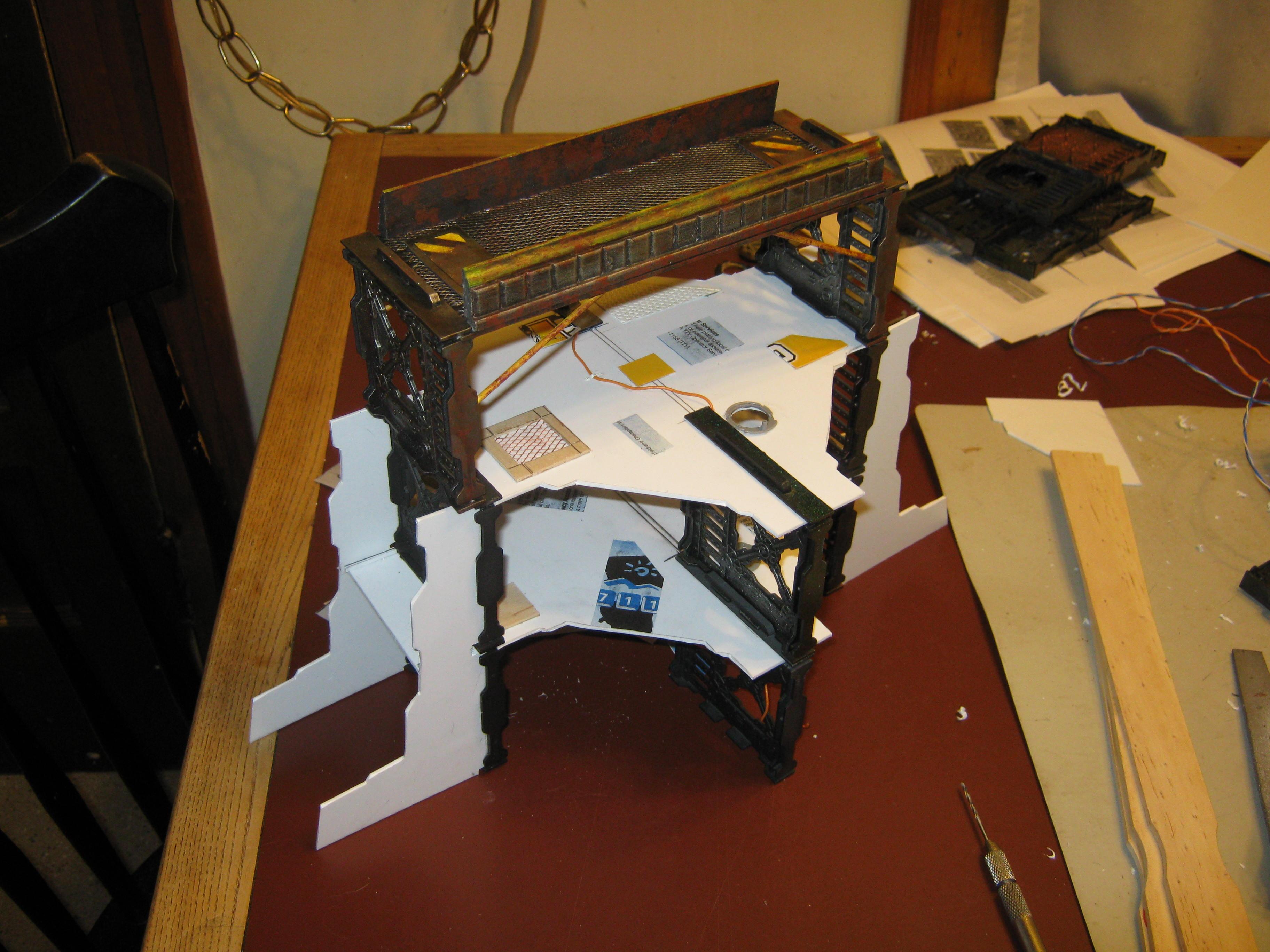 Necromunda, Plasticard, Scratch Build, Terrain, Warhammer 40,000