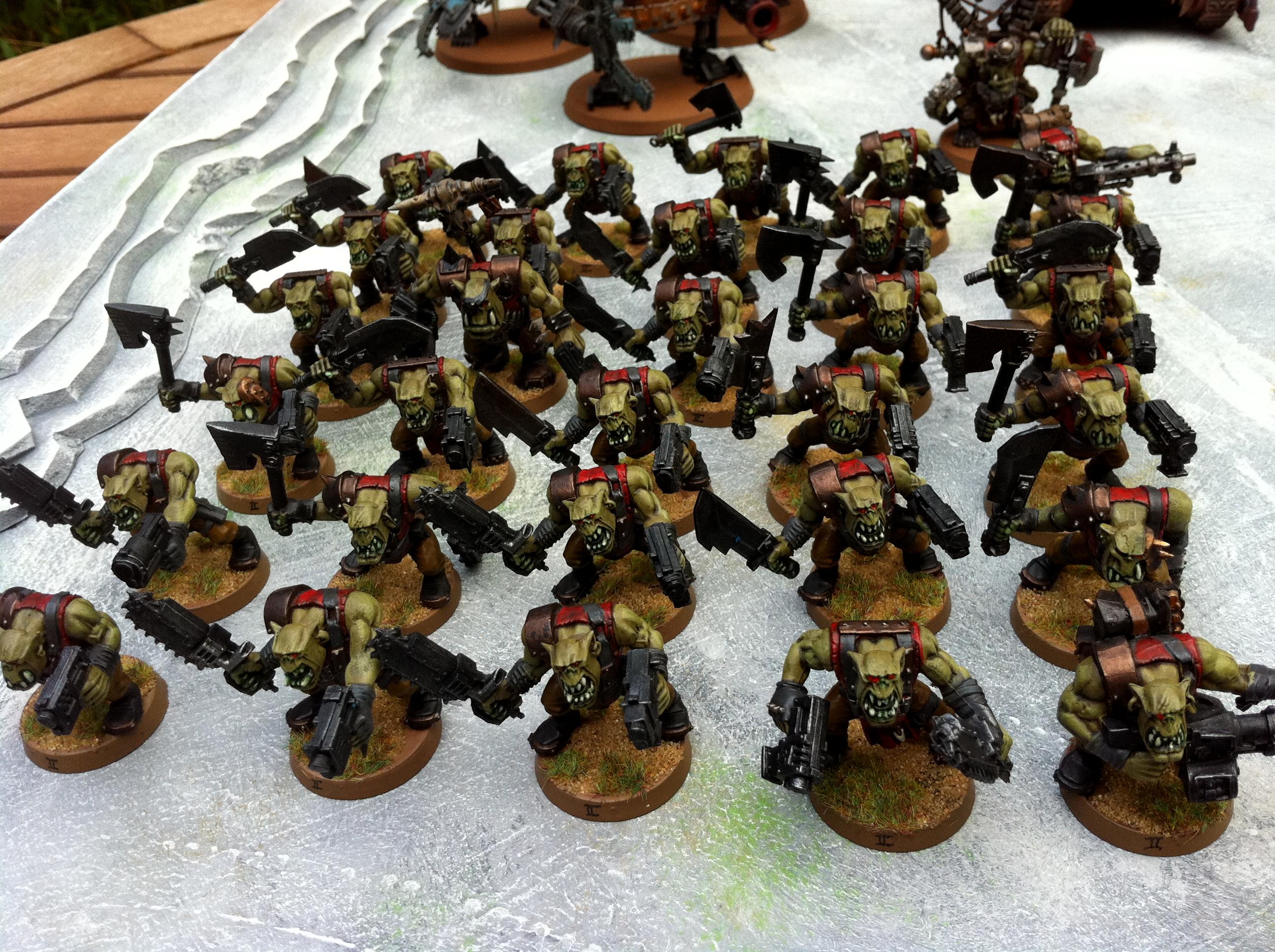 Mob, Orks, Slugga, Warhammer 40,000