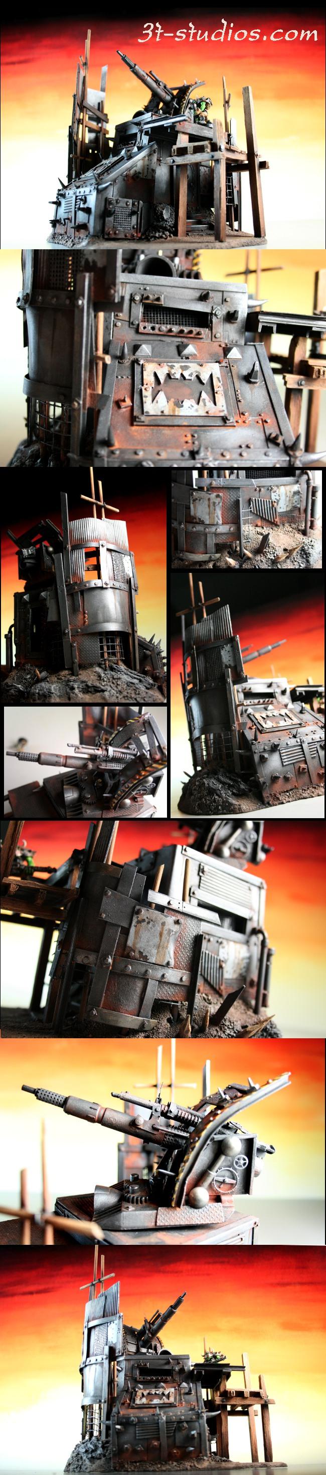 Orks, Terrain, Ironclad Ork Outpost